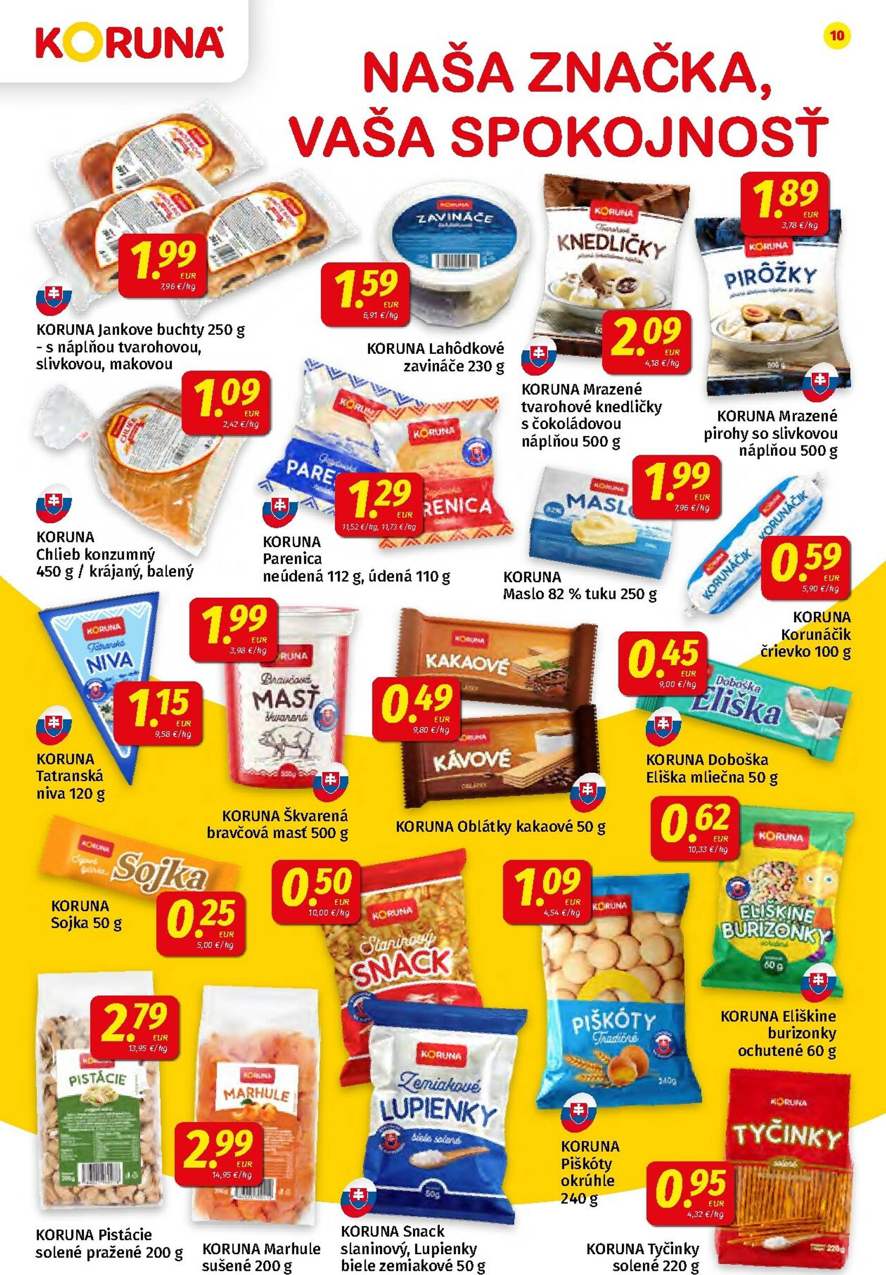 Page 10 of Aktuálny koruna leták platný od piatka 24.10 do 05.11