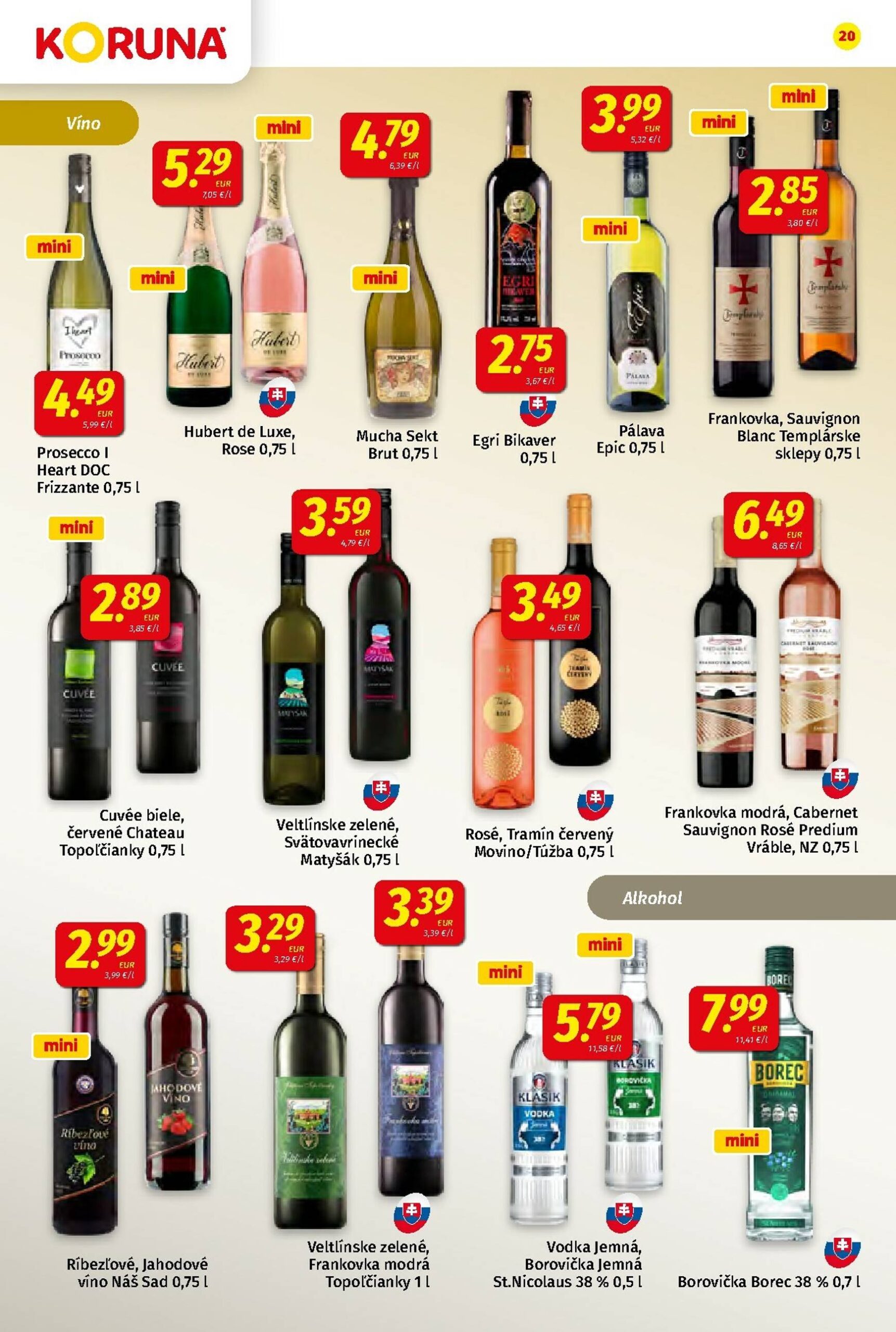 Page 20 of Aktuálny koruna leták platný od piatka 24.10 do 05.11