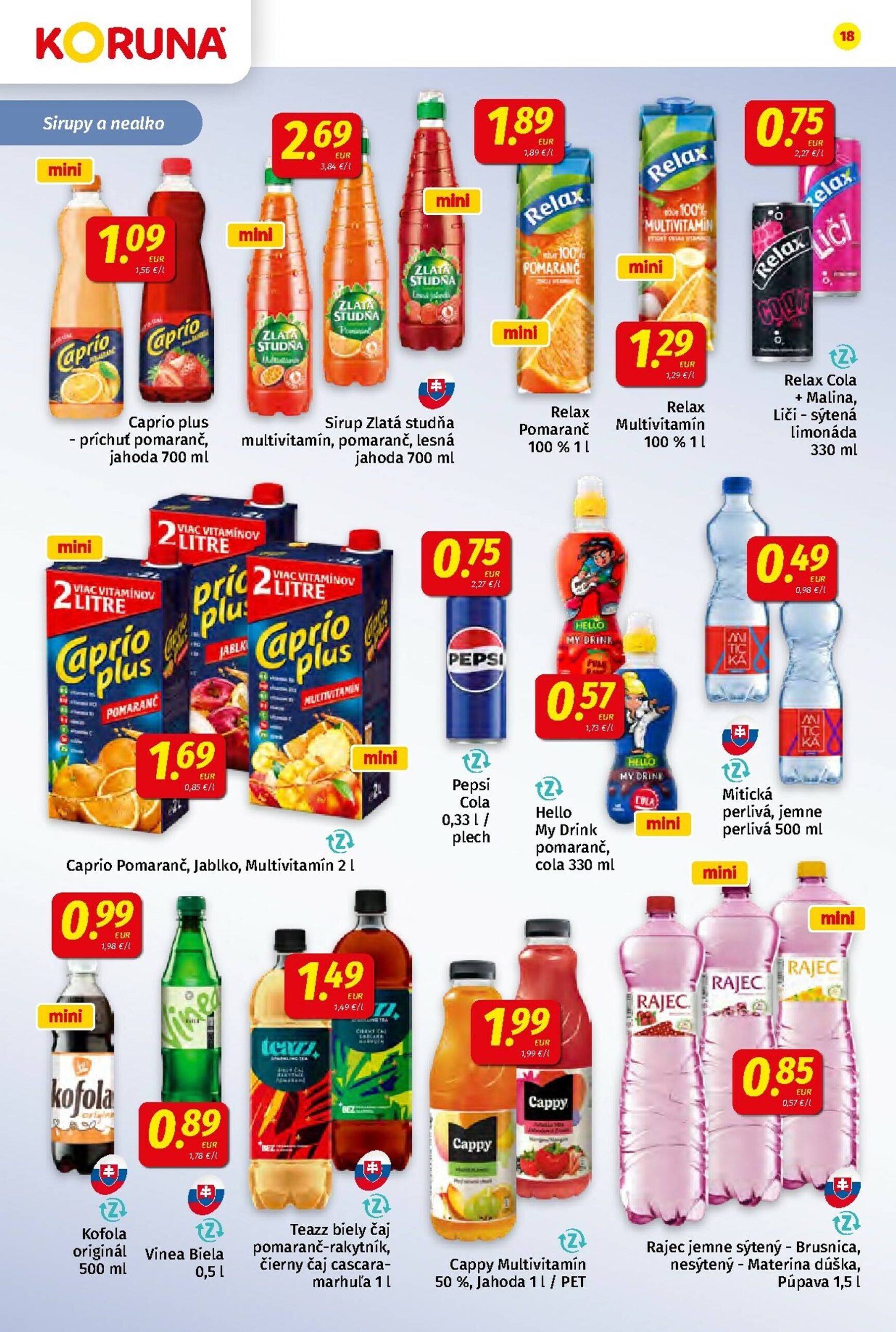 Page 18 of Aktuálny koruna leták platný od piatka 24.10 do 05.11