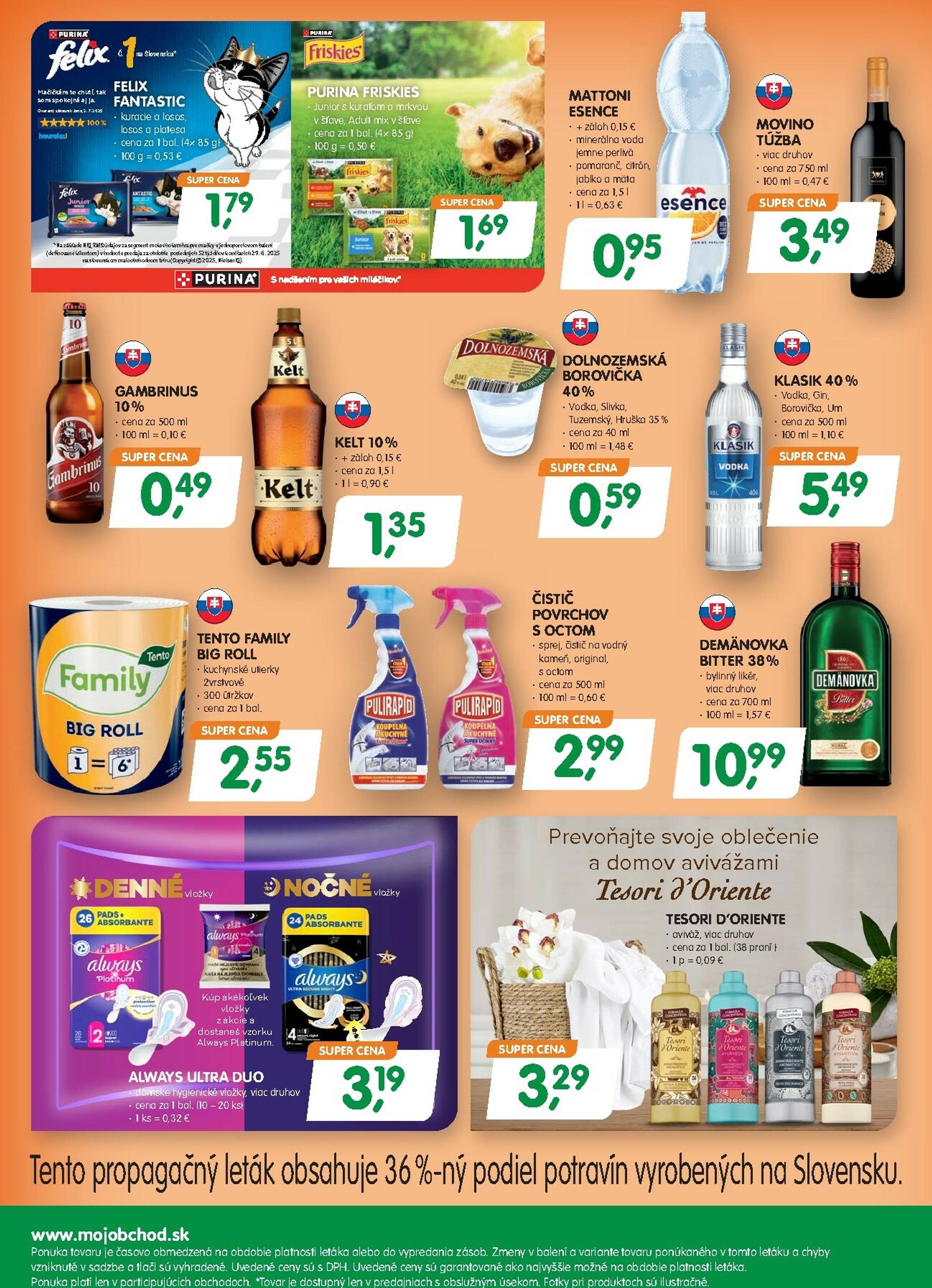 Page 4 of Aktuálny moj-obchod leták platný od piatka 24.10 do 06.11