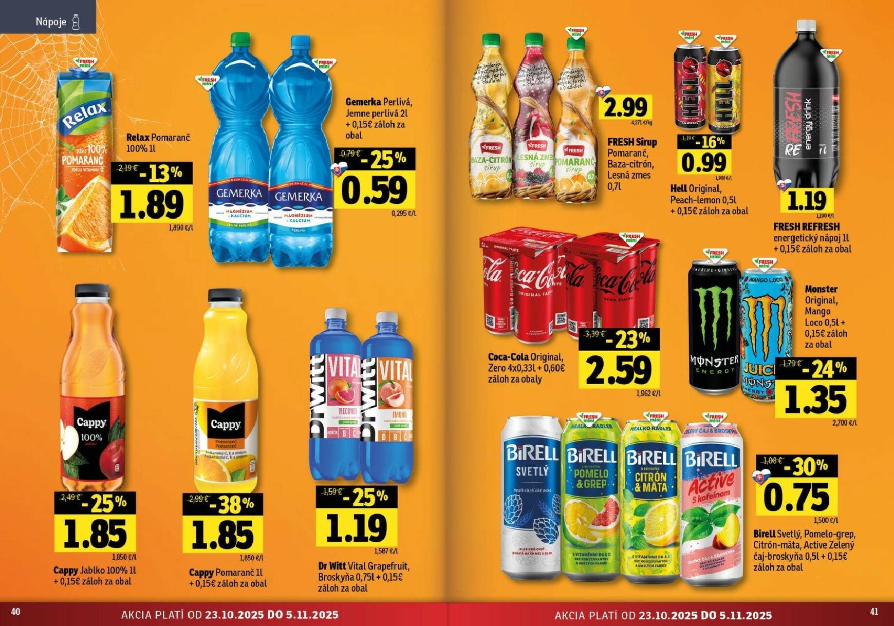 Page 21 of Aktuálny fresh leták platný od štvrtka 23.10 do 05.11