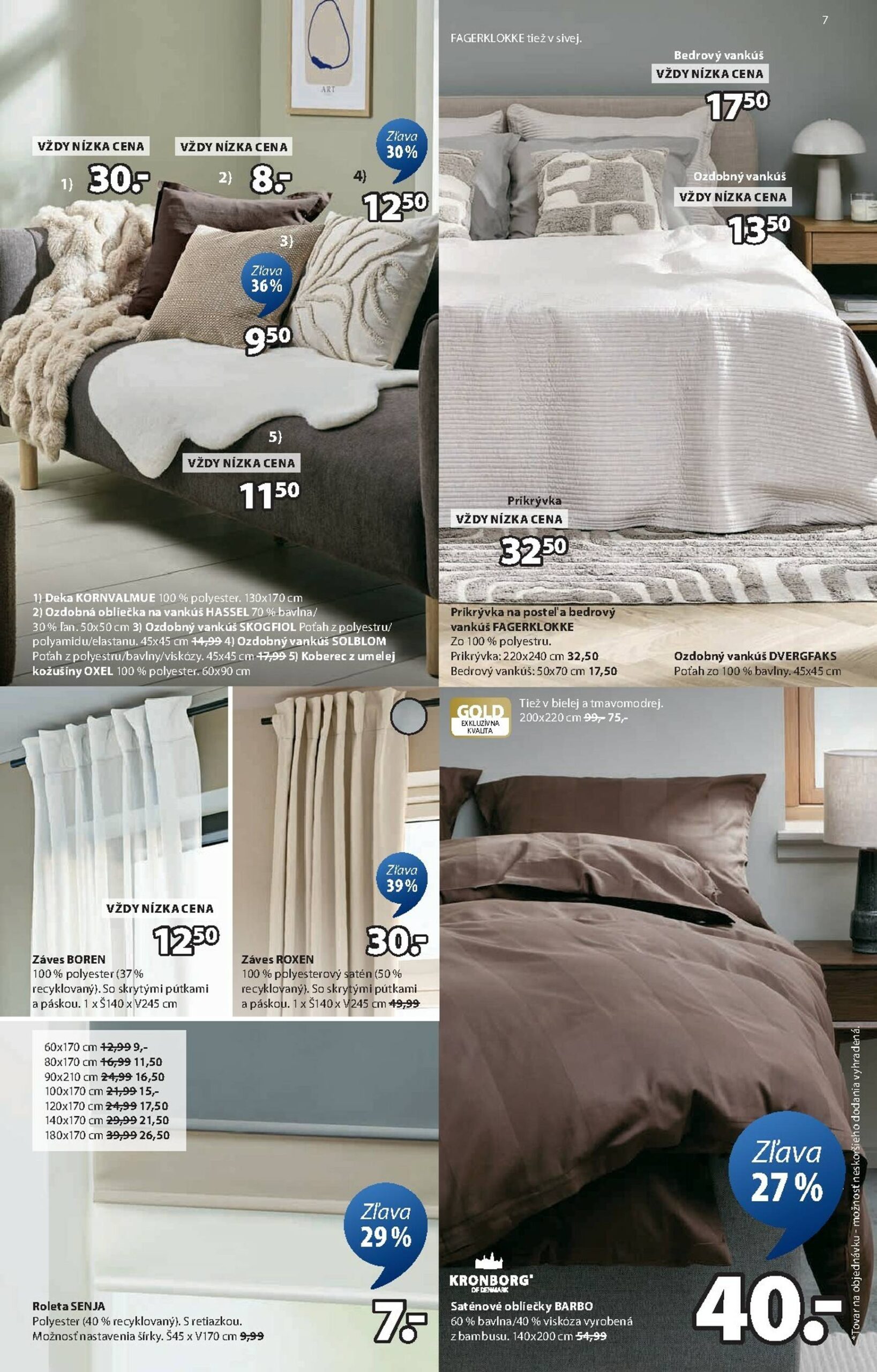 Page 7 of Aktuálny jysk leták platný od stredy 22.10 do 23.11