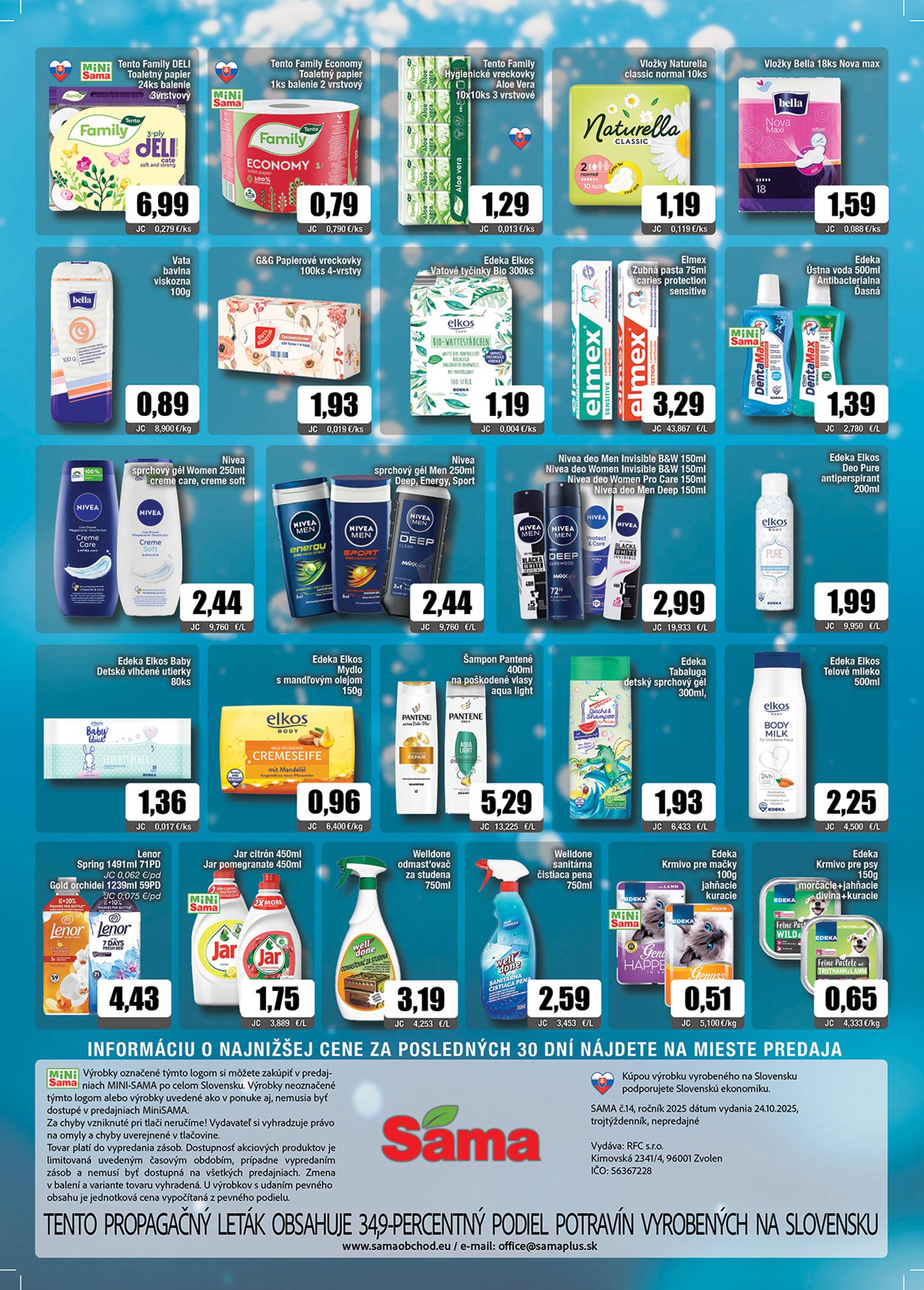 Page 12 of Aktuálny sama leták platný od piatka 24.10 do 11.11