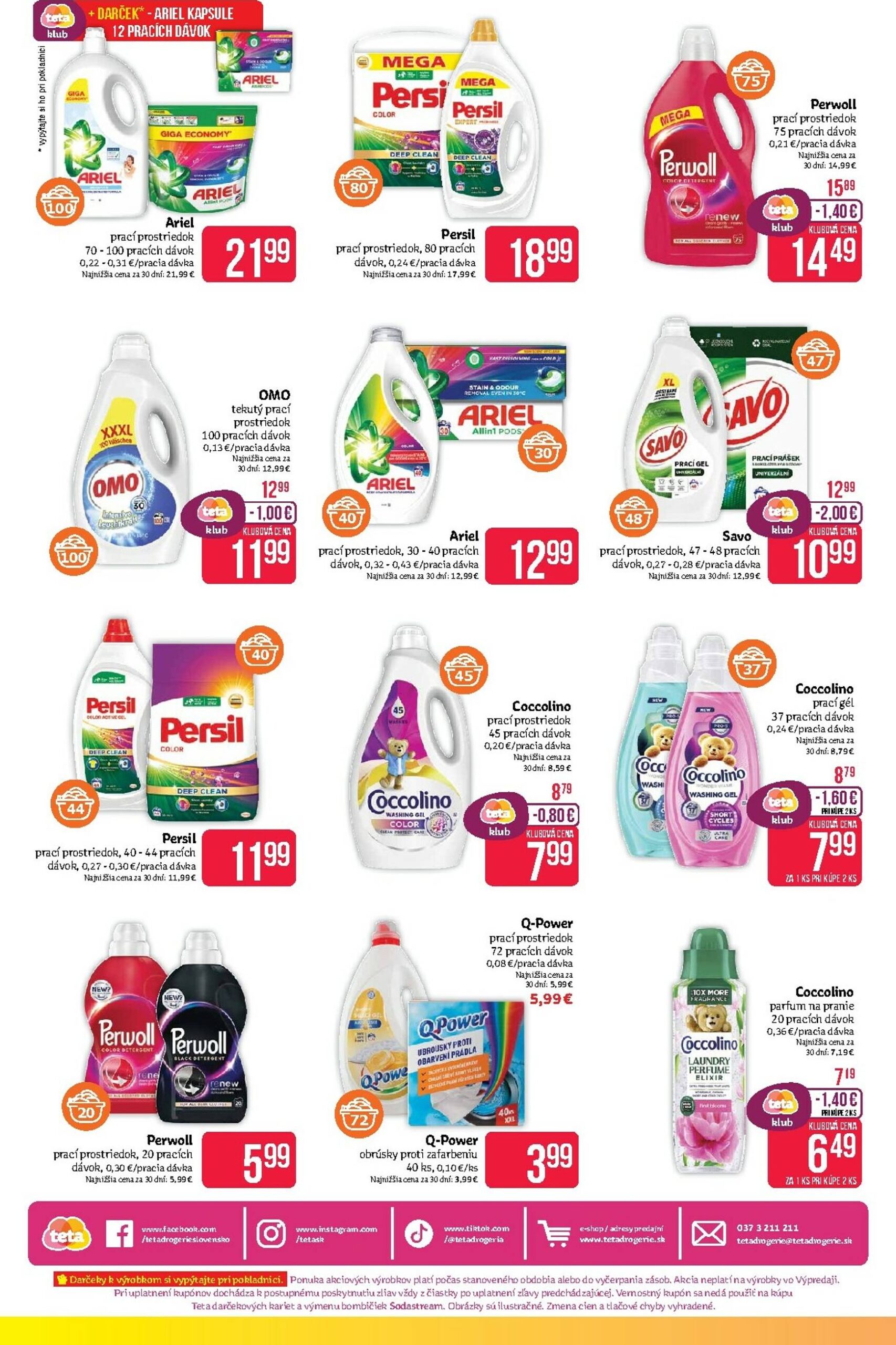 Page 16 of Aktuálny teta-drogerie leták platný od pondelka 27.10 do 05.11