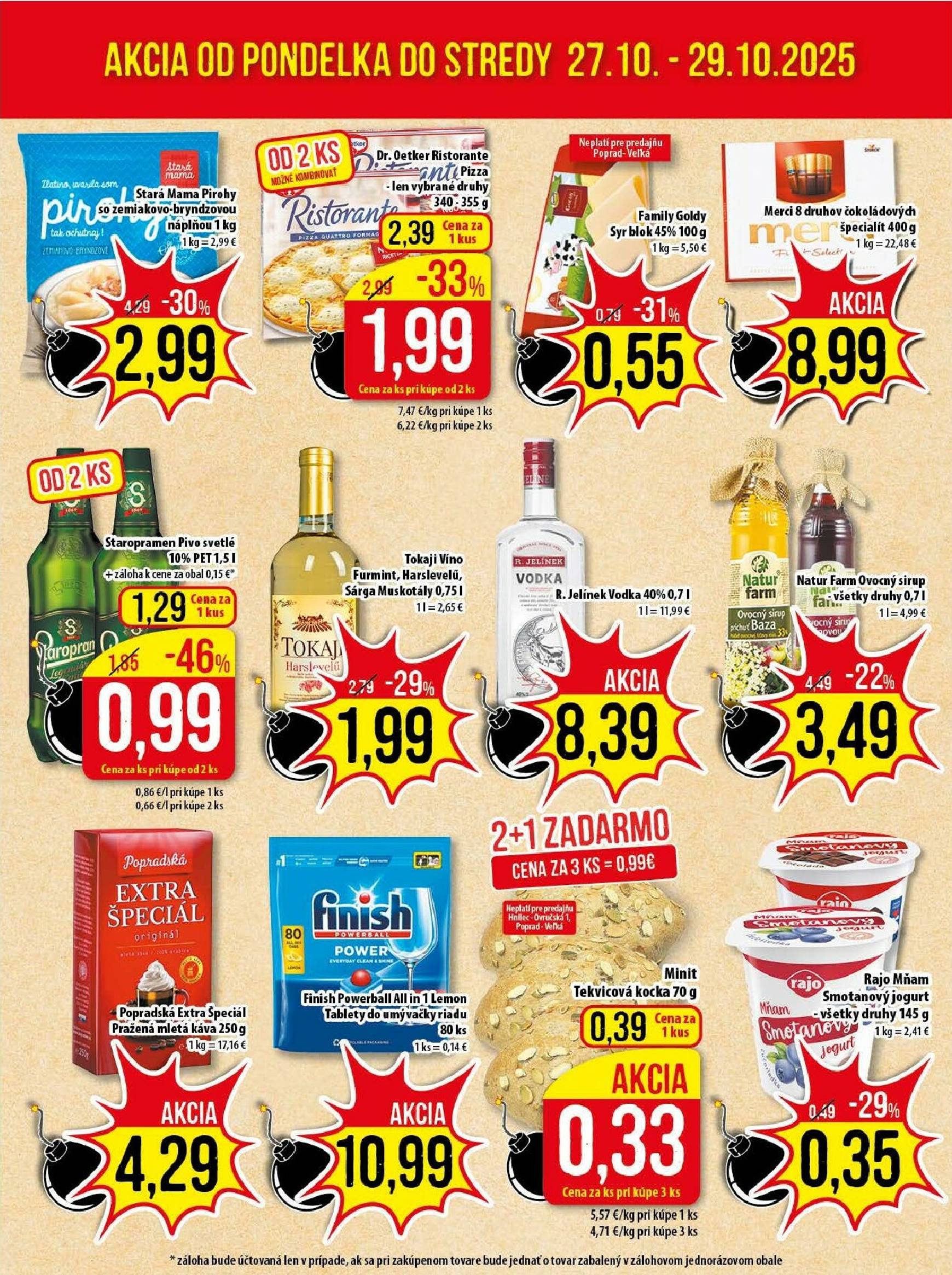 Page 3 of Aktuálny klas leták platný od pondelka 27.10 do 02.11