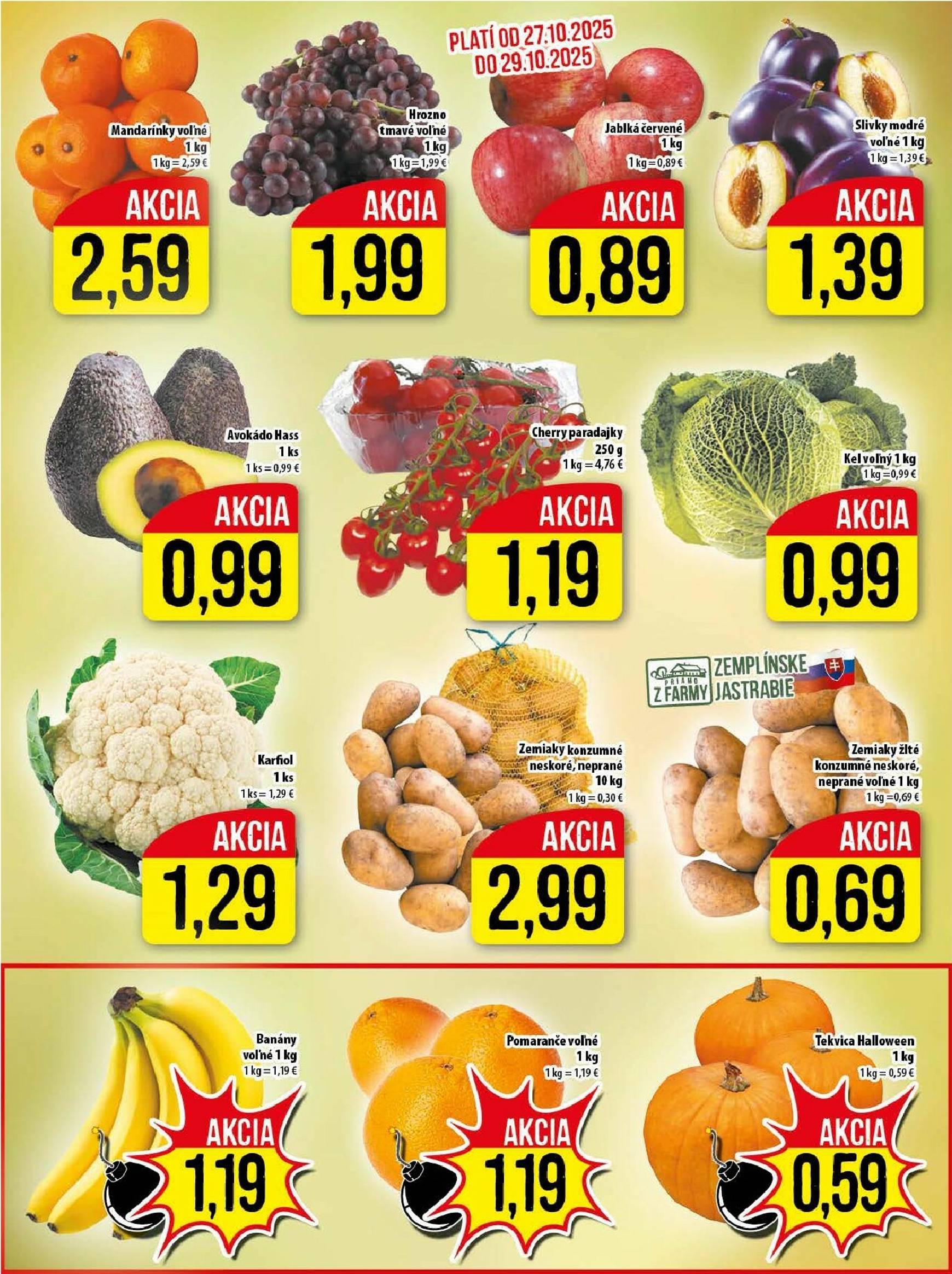 Page 6 of Aktuálny klas leták platný od pondelka 27.10 do 02.11