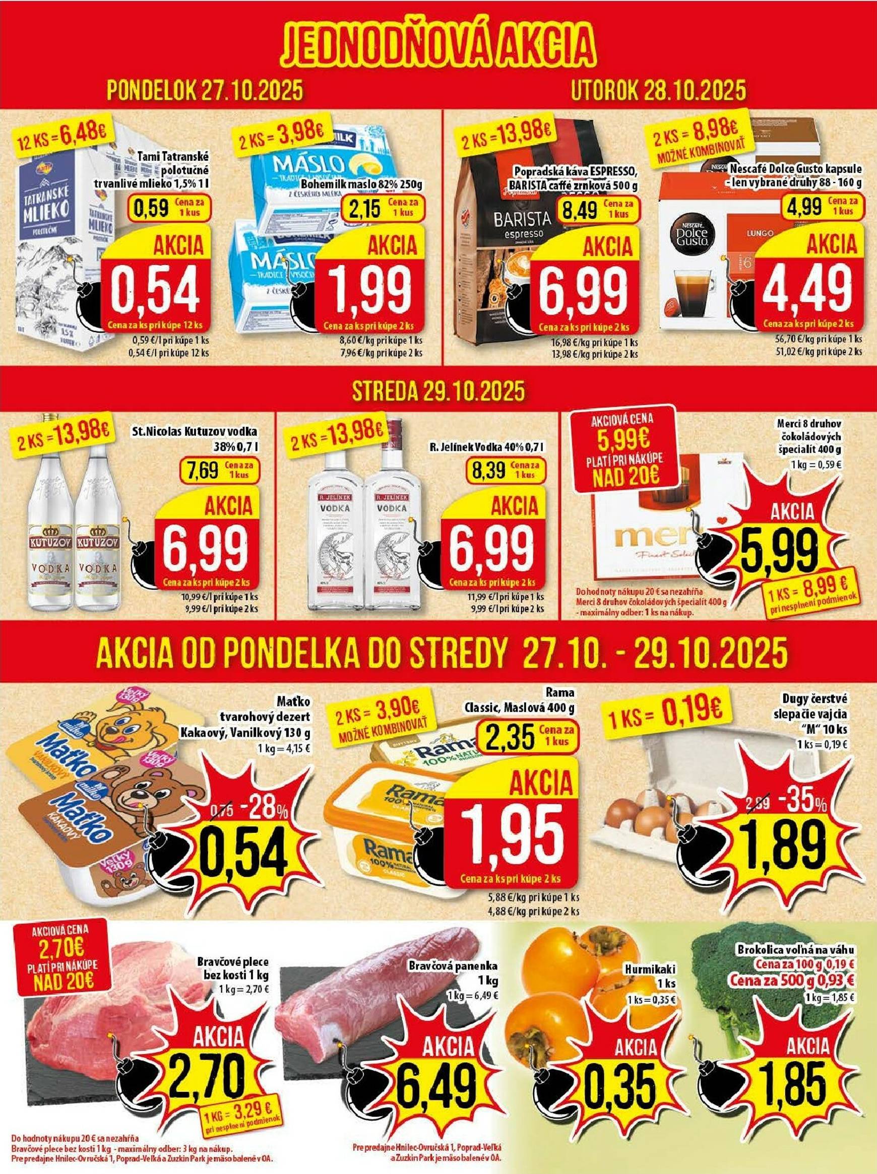 Page 2 of Aktuálny klas leták platný od pondelka 27.10 do 02.11