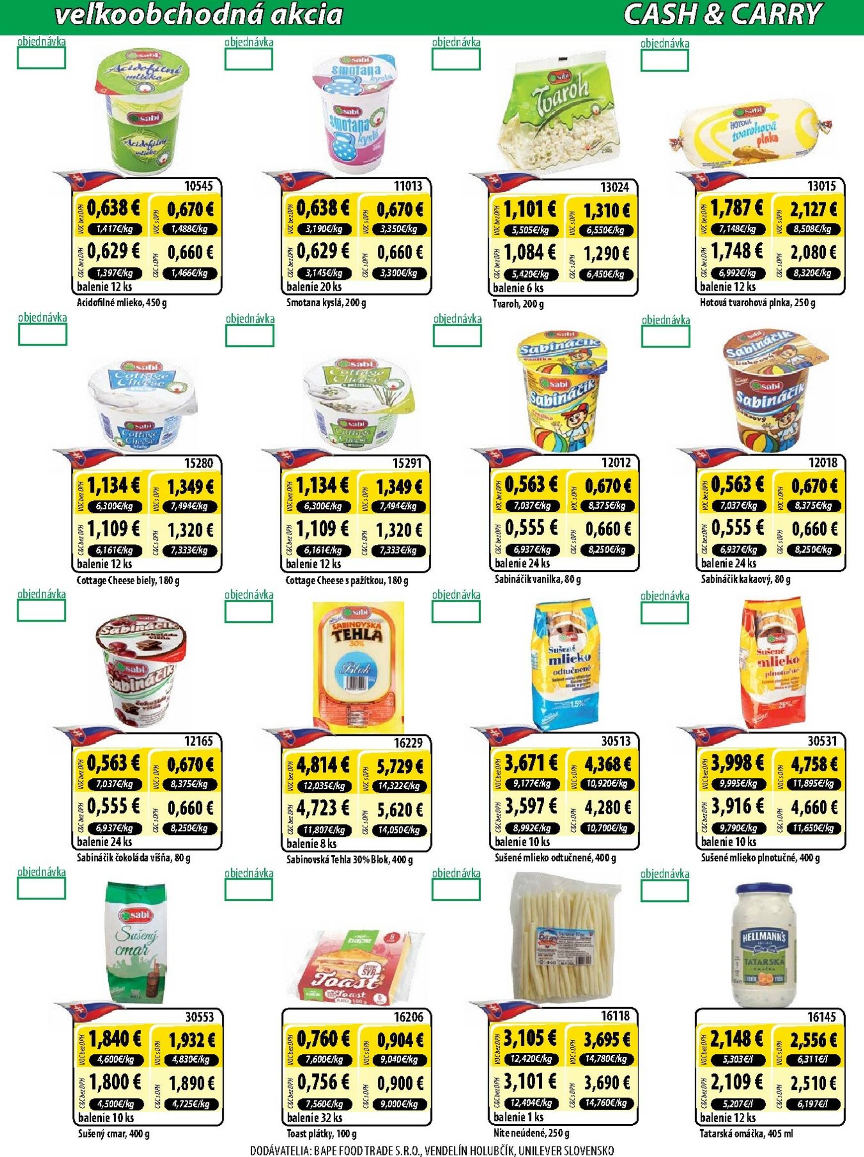 Page 2 of Aktuálny milk-agro leták platný od stredy 29.10 do 11.11