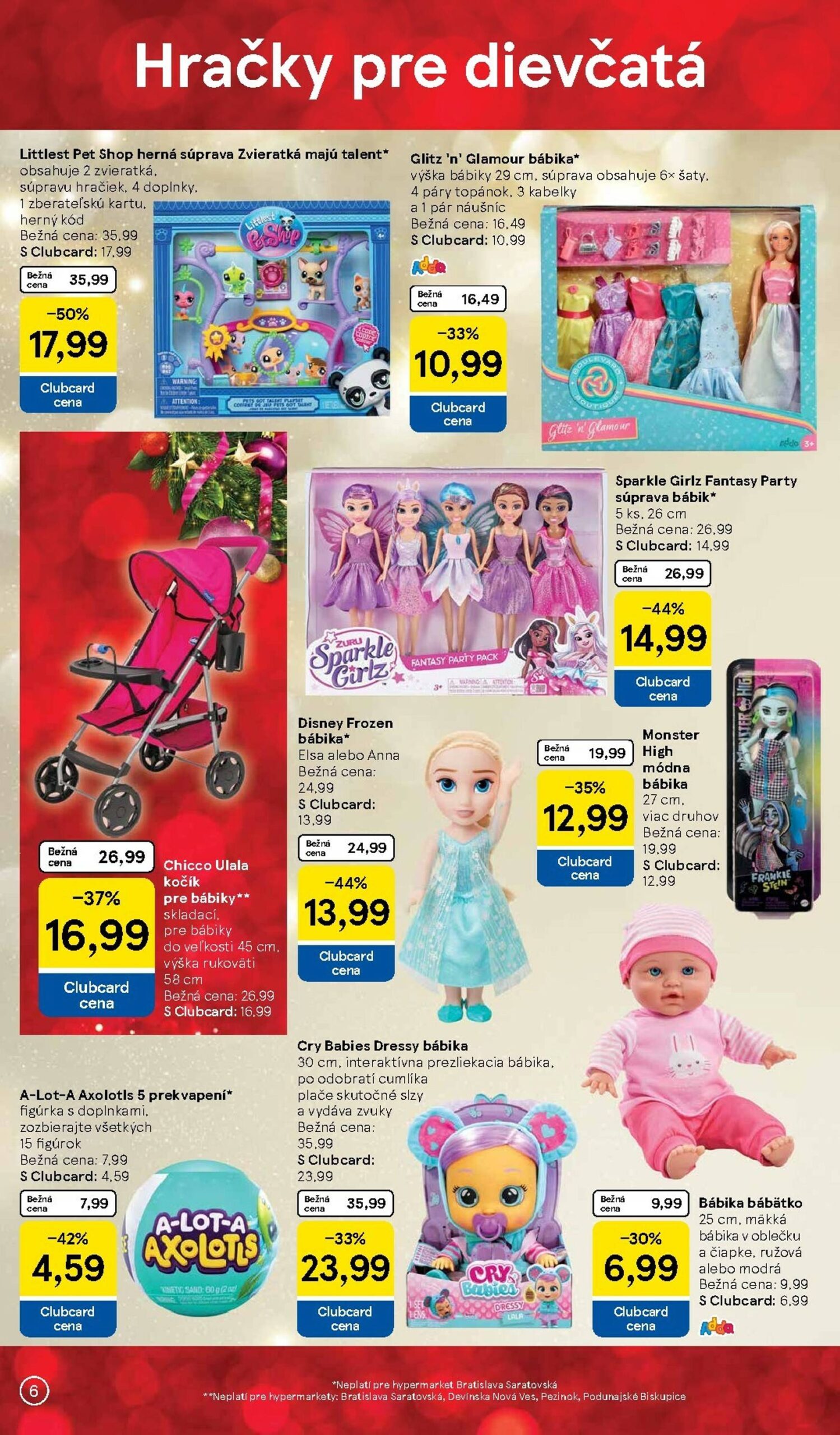 Page 6 of Aktuálny tesco leták platný od pondelka 27.10 do 17.11