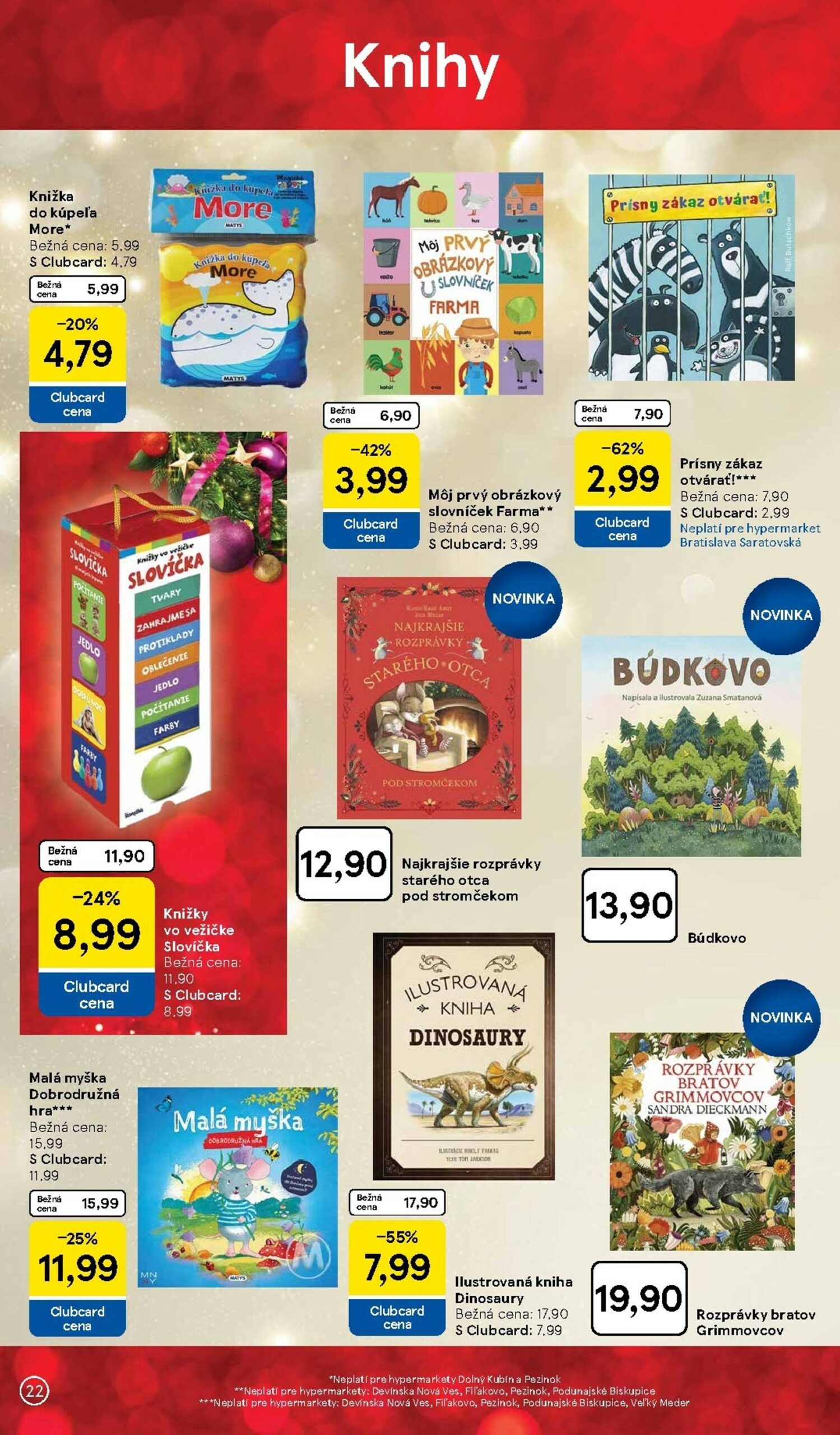 Page 22 of Aktuálny tesco leták platný od pondelka 27.10 do 17.11