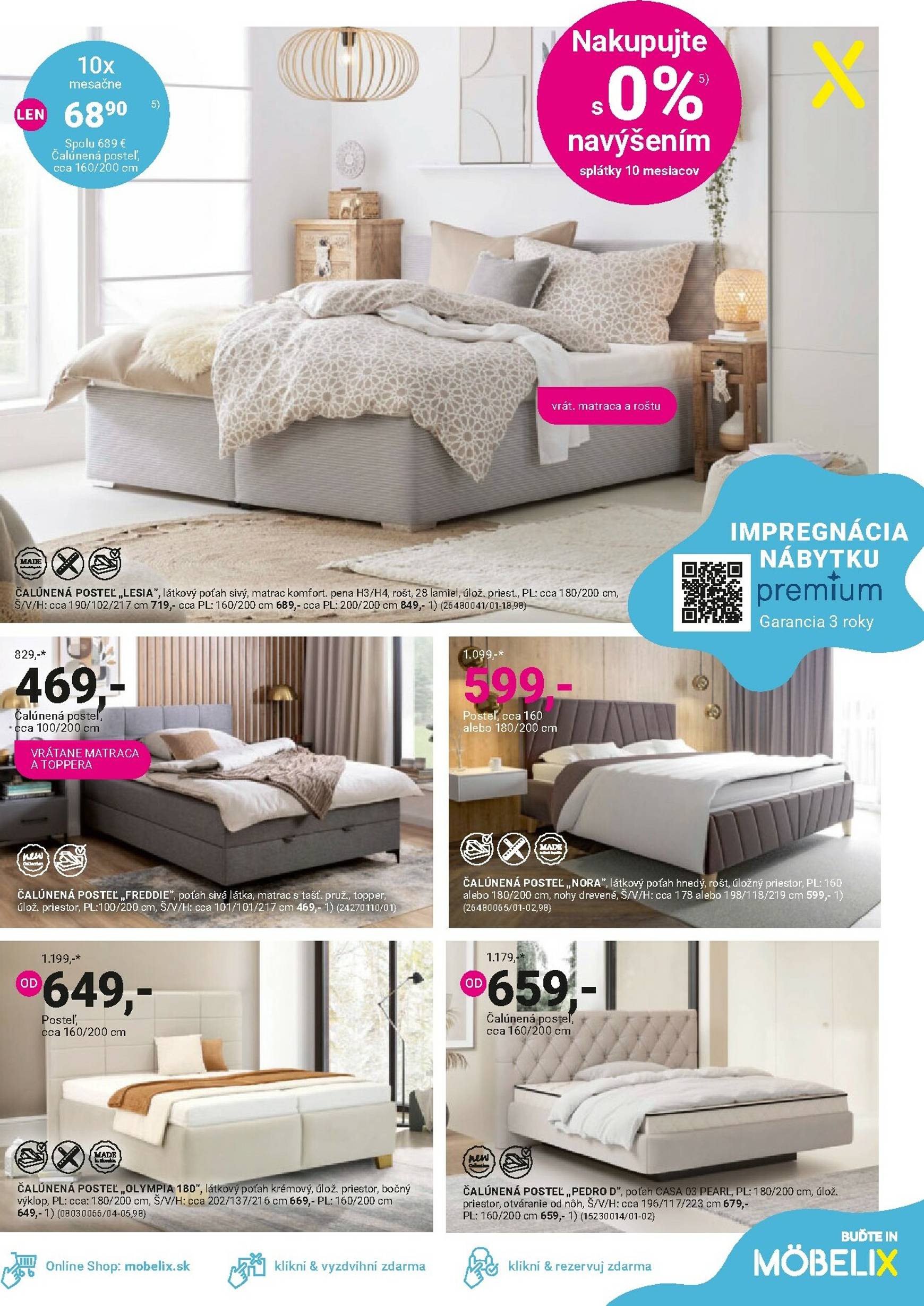 Page 3 of Aktuálny mobelix leták platný od pondelka 27.10 do 09.11