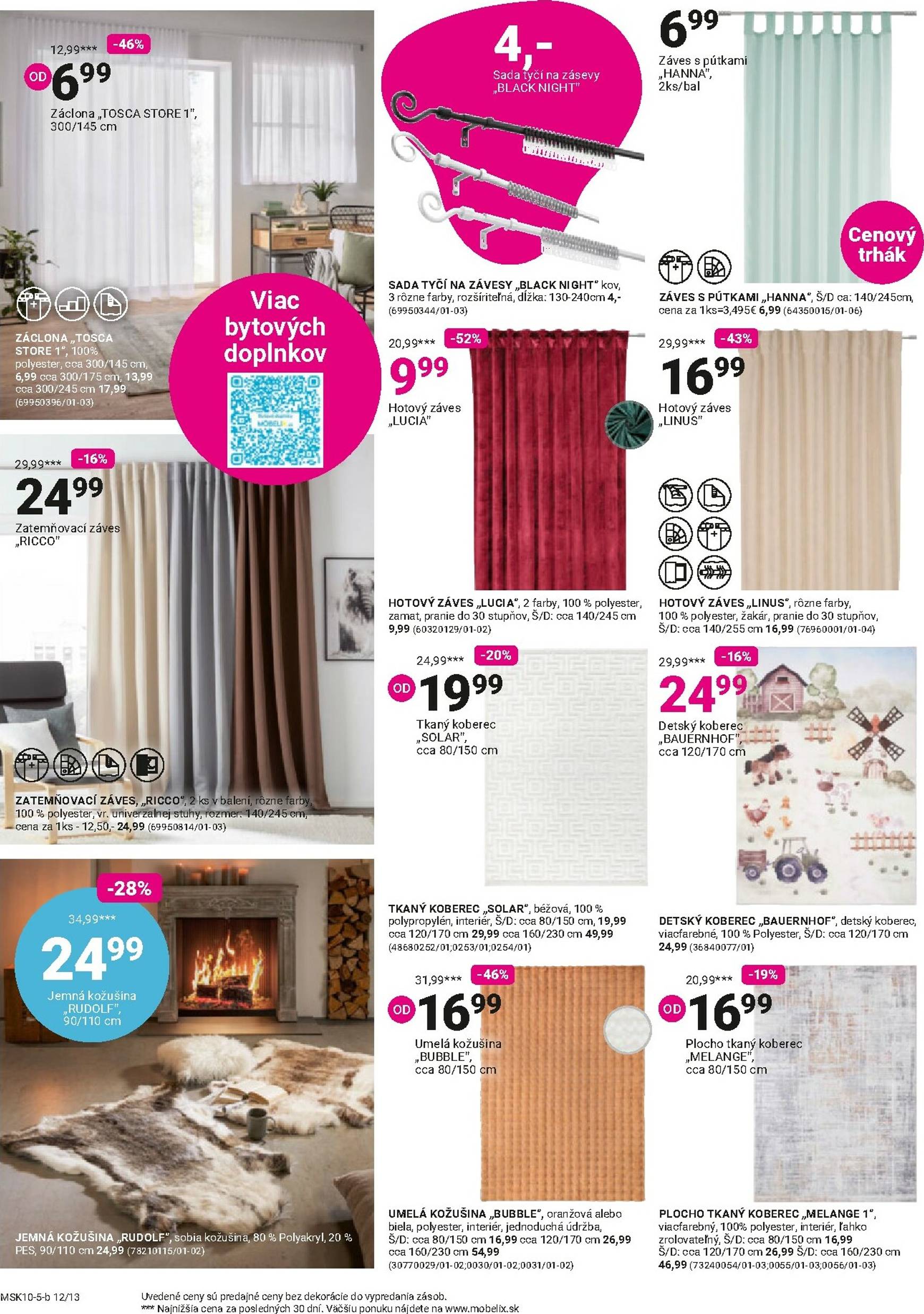 Page 12 of Aktuálny mobelix leták platný od pondelka 27.10 do 09.11