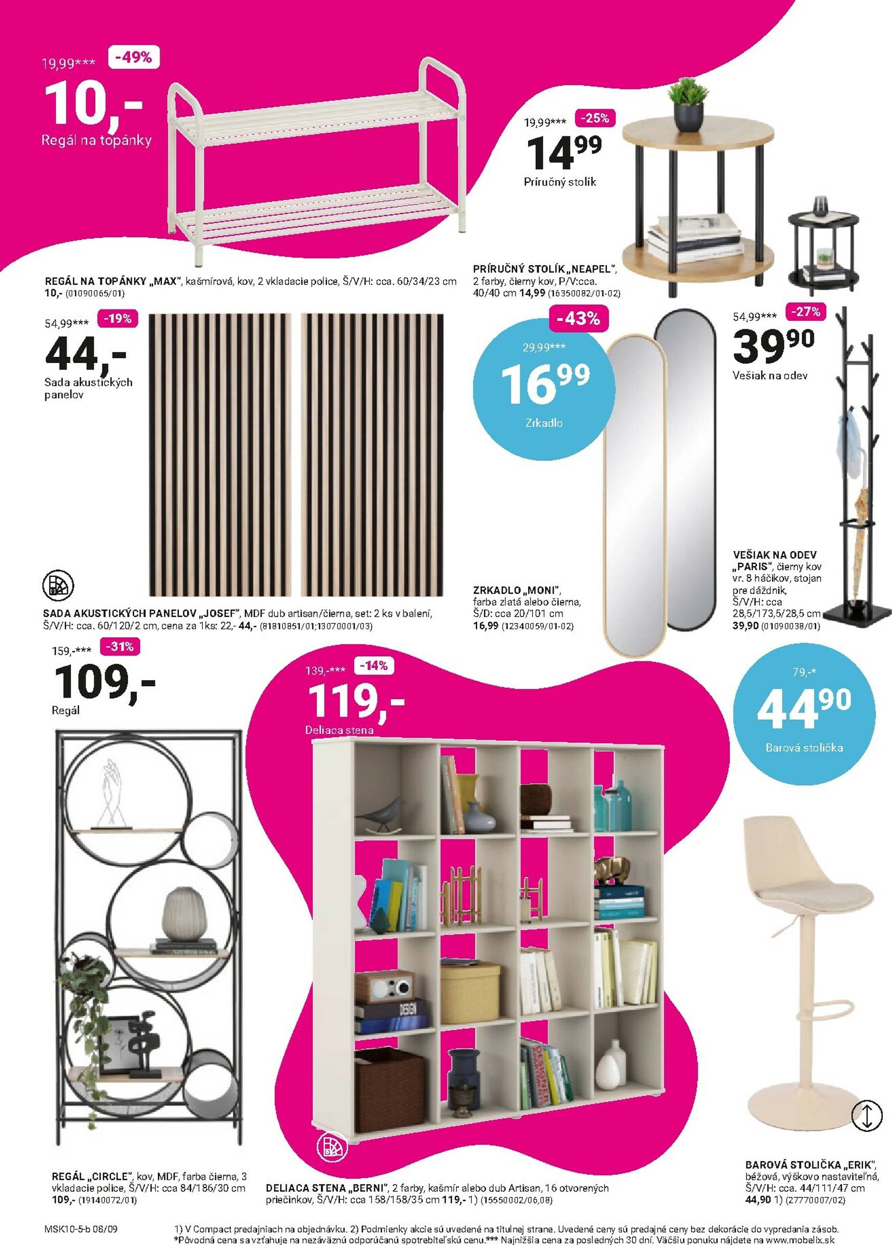 Page 8 of Aktuálny mobelix leták platný od pondelka 27.10 do 09.11