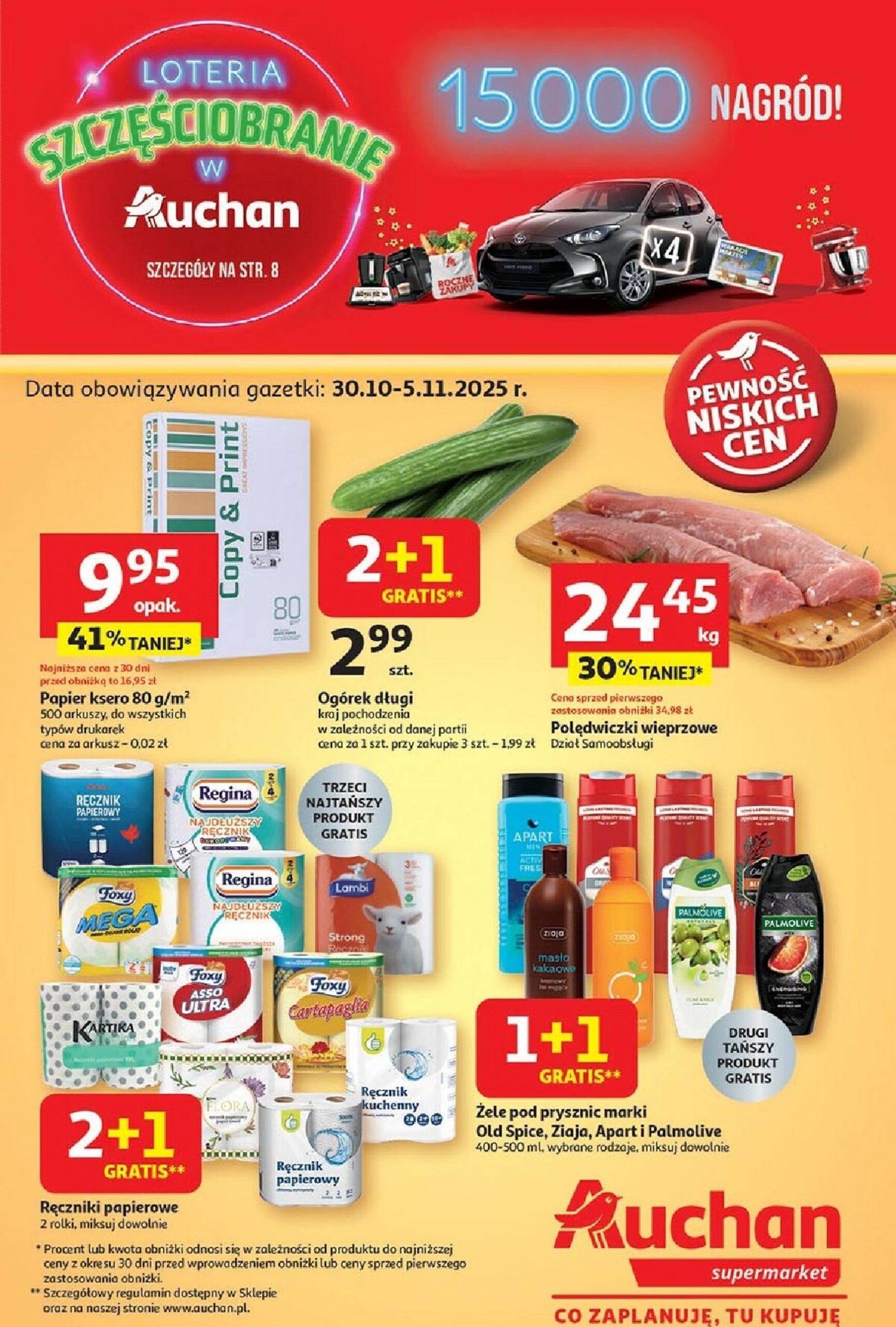 Page 1 of Aktuálny auchan-polsko leták platný od štvrtka 30.10 do 05.11