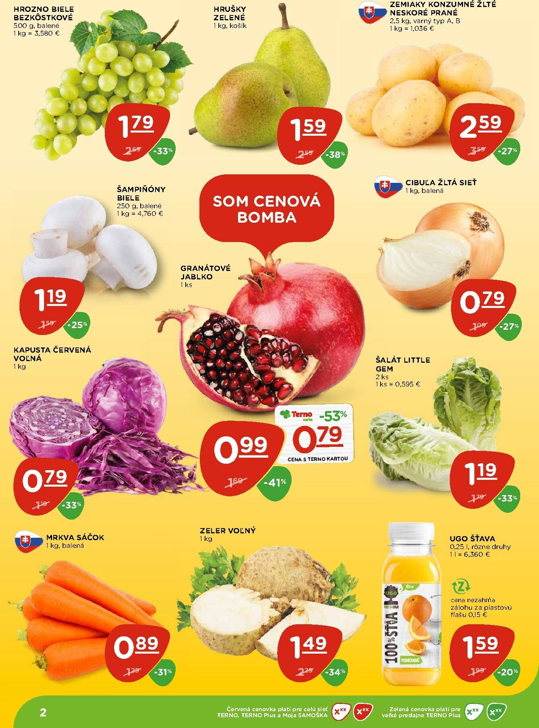 Page 2 of Aktuálny terno leták platný od štvrtka 23.10 do 29.10