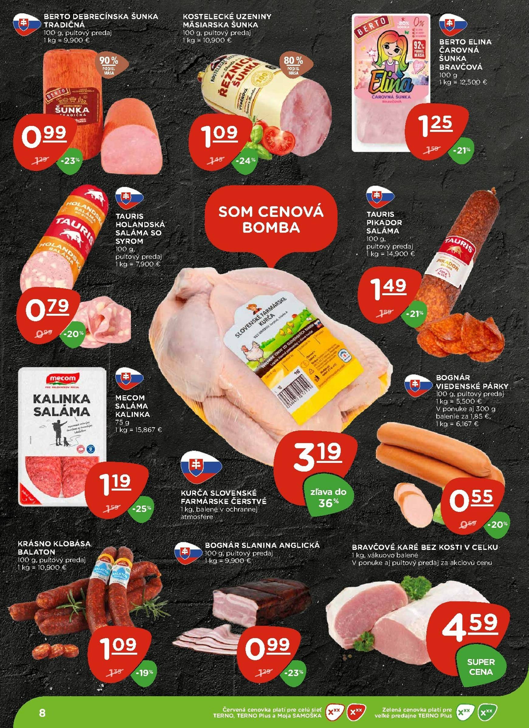 Page 8 of Aktuálny terno leták platný od štvrtka 23.10 do 29.10