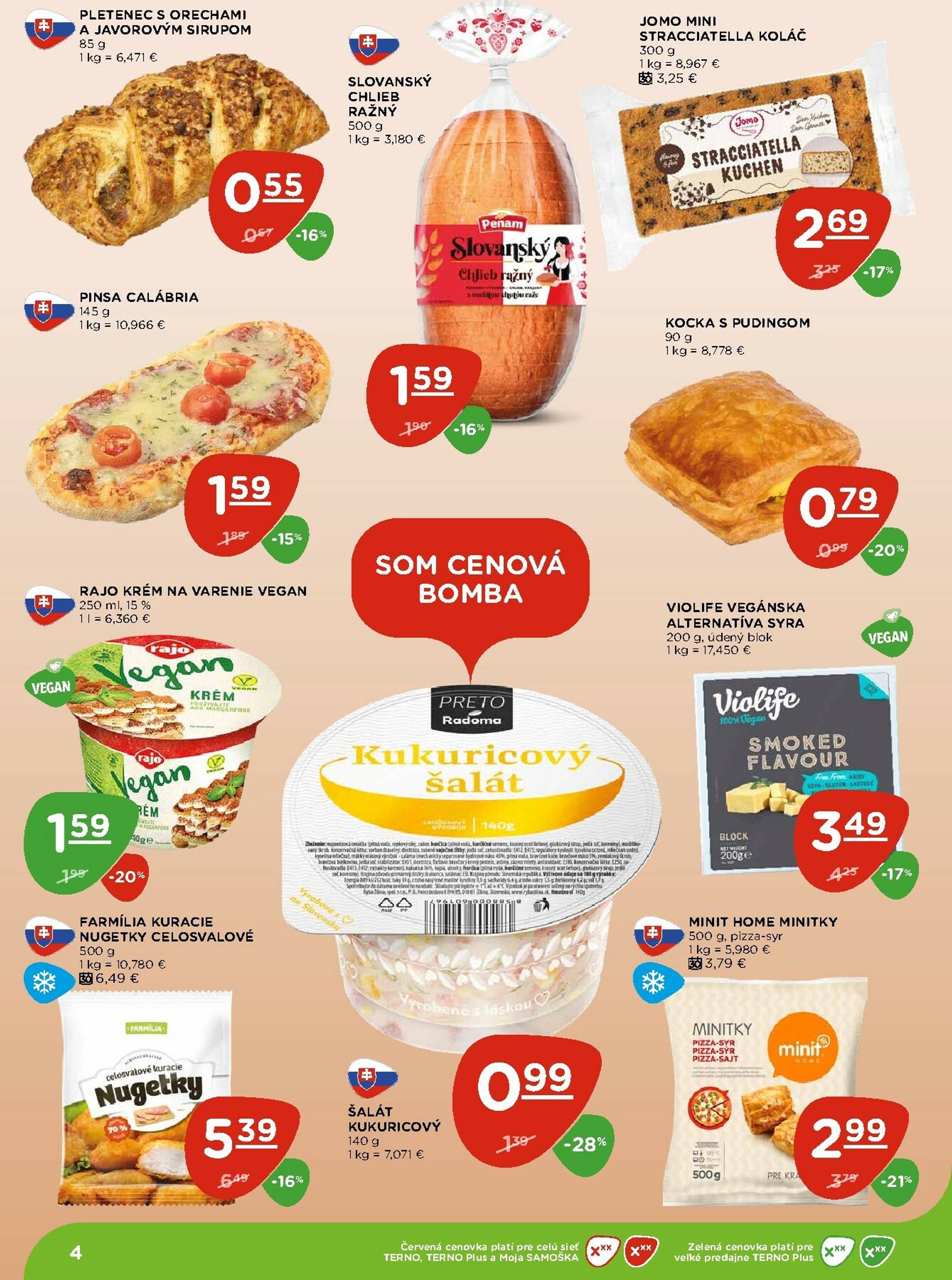 Page 4 of Aktuálny terno leták platný od štvrtka 23.10 do 29.10