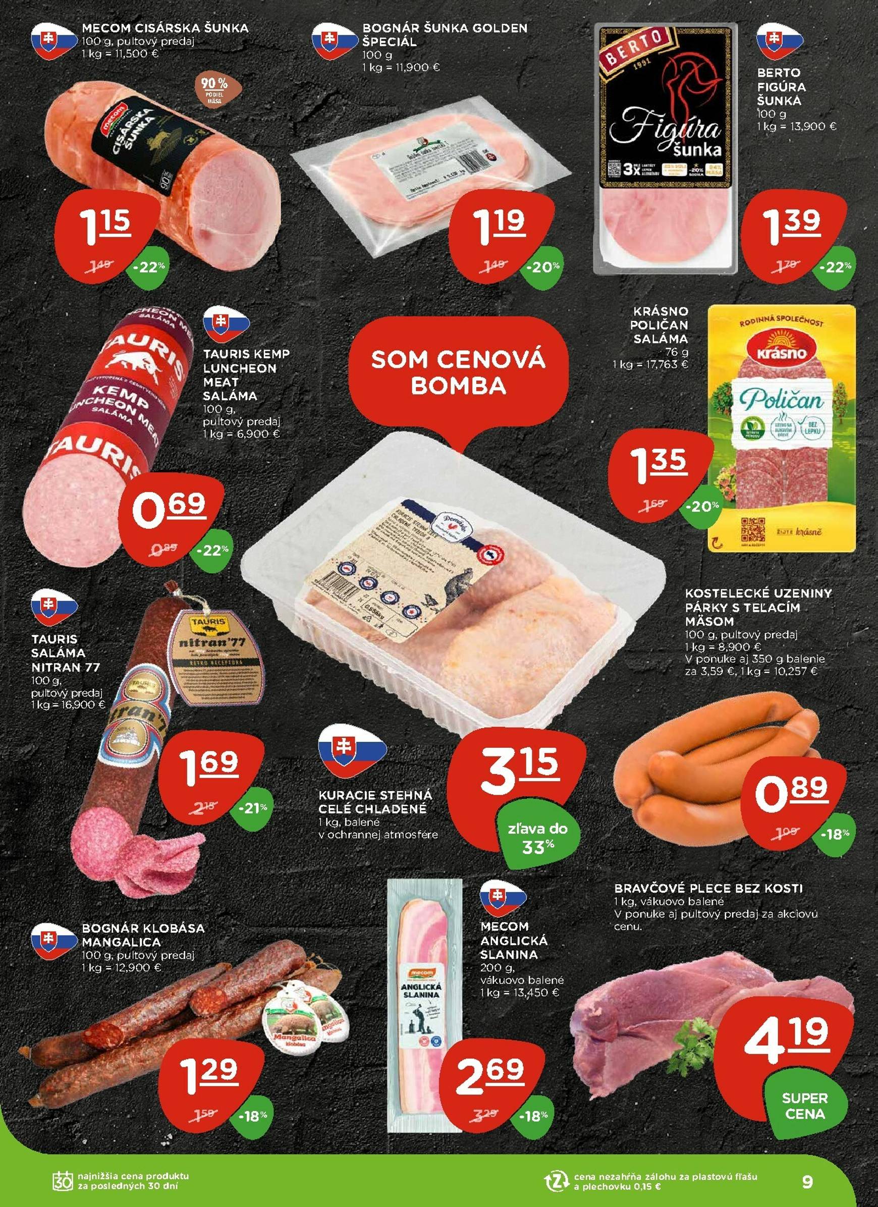 Page 9 of Aktuálny terno leták platný od štvrtka 30.10 do 05.11