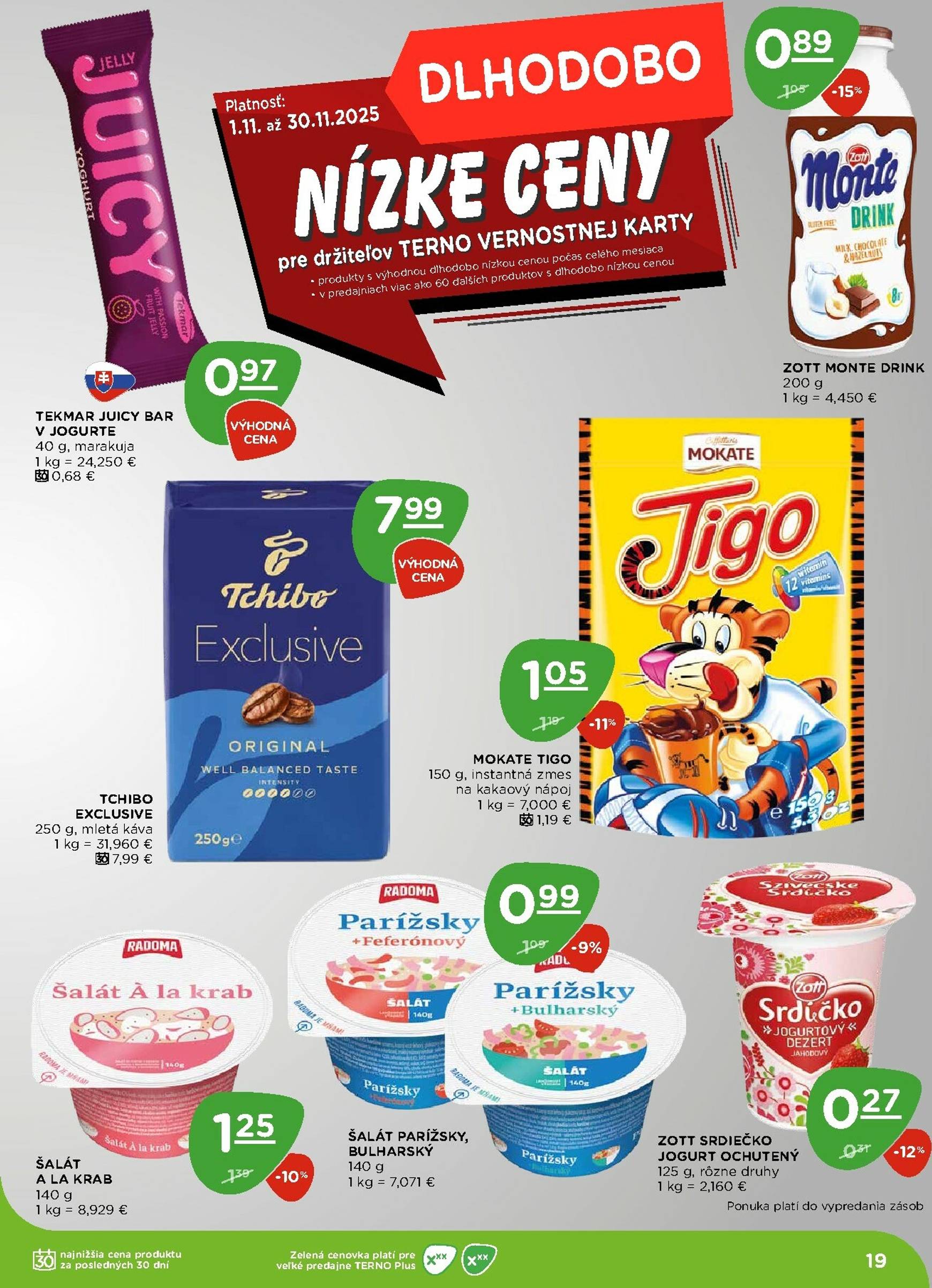 Page 19 of Aktuálny terno leták platný od štvrtka 30.10 do 05.11
