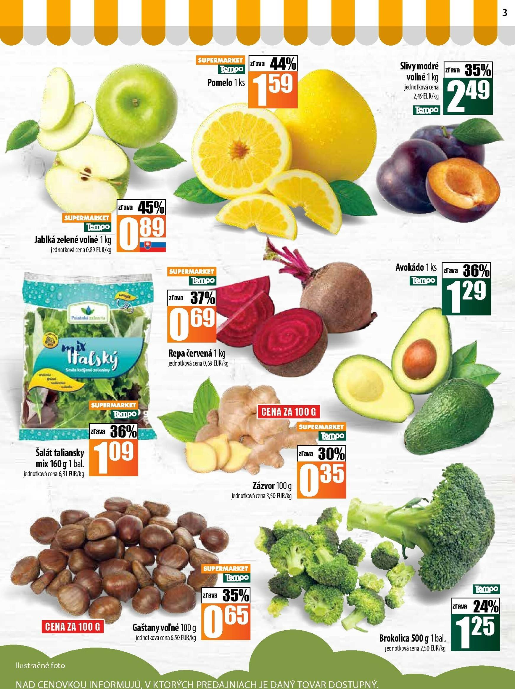 Page 3 of Aktuálny coop-jednota leták platný od štvrtka 30.10 do 05.11