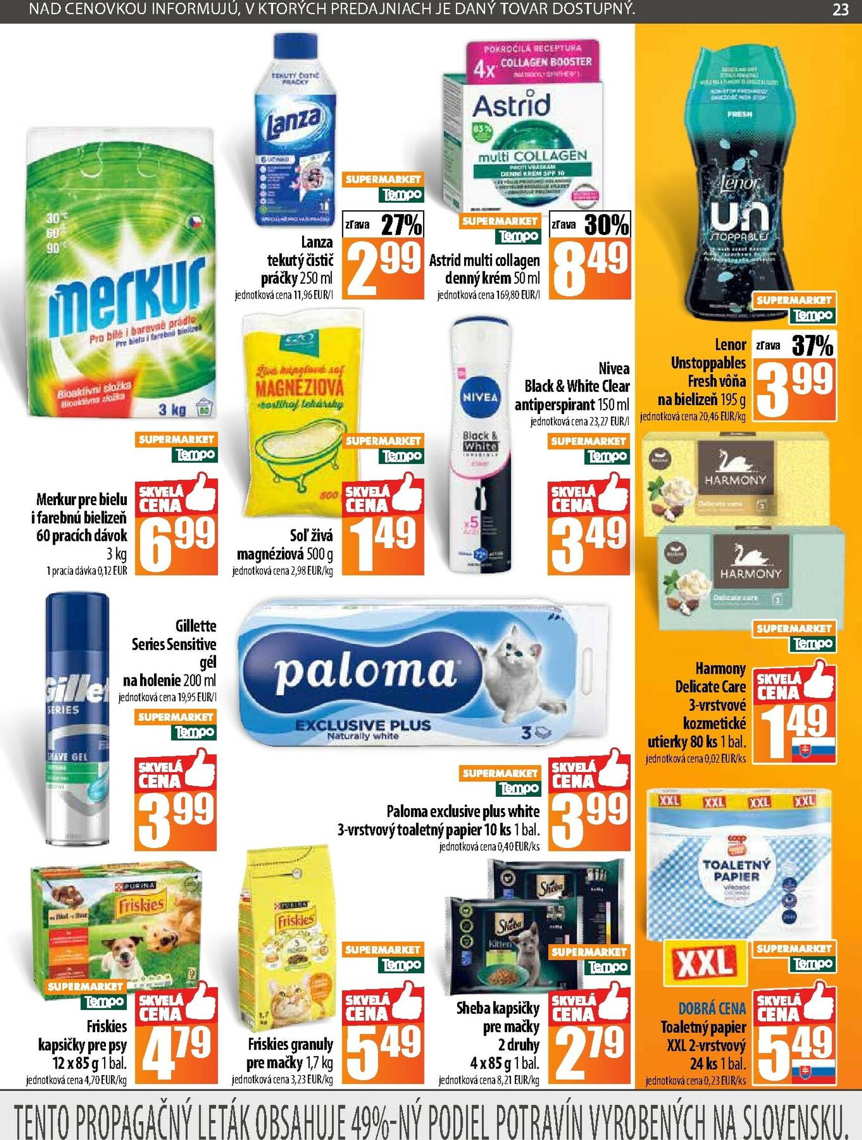 Page 23 of Aktuálny coop-jednota leták platný od štvrtka 30.10 do 05.11
