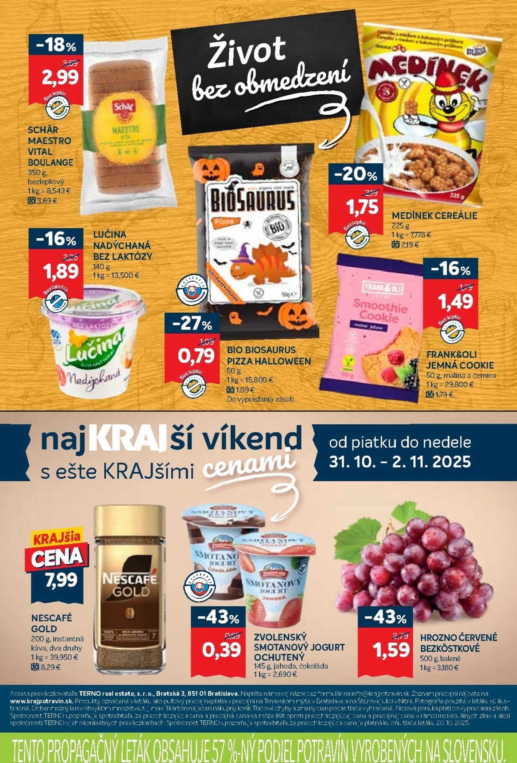 Page 17 of Aktuálny kraj leták platný od štvrtka 30.10 do 05.11