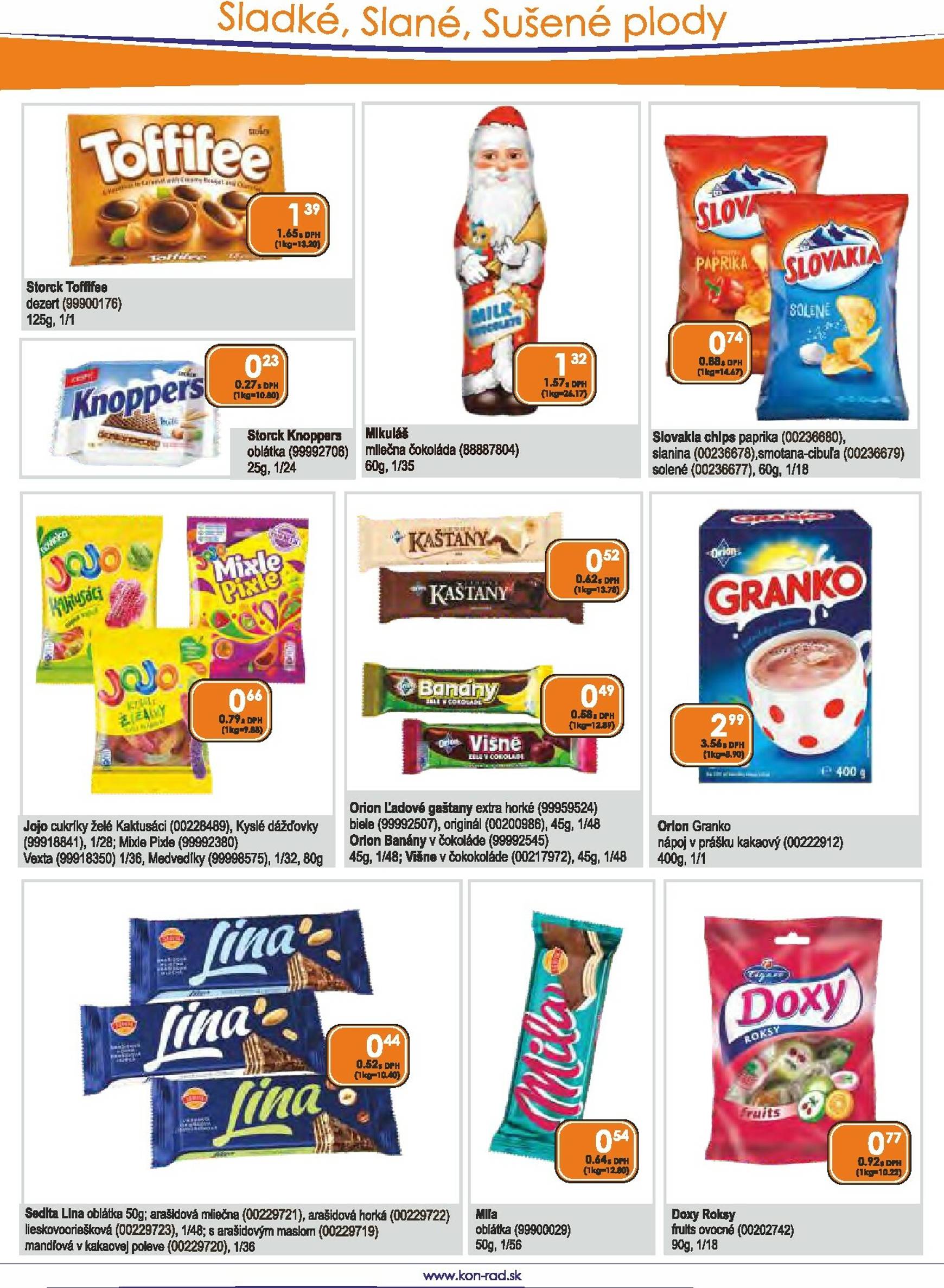 Page 39 of Aktuálny kon-rad leták platný od soboty 01.11 do 30.11