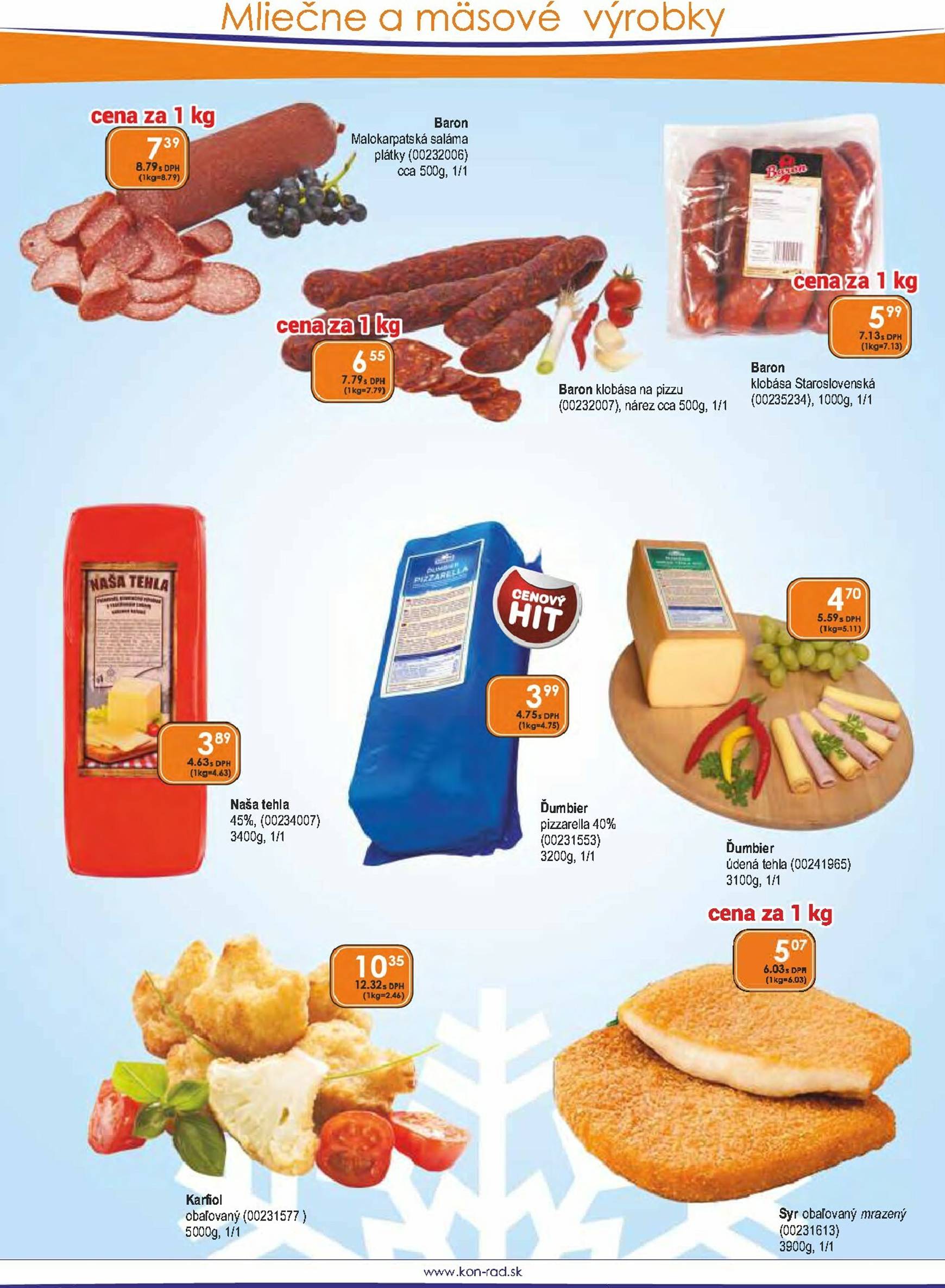 Page 42 of Aktuálny kon-rad leták platný od soboty 01.11 do 30.11