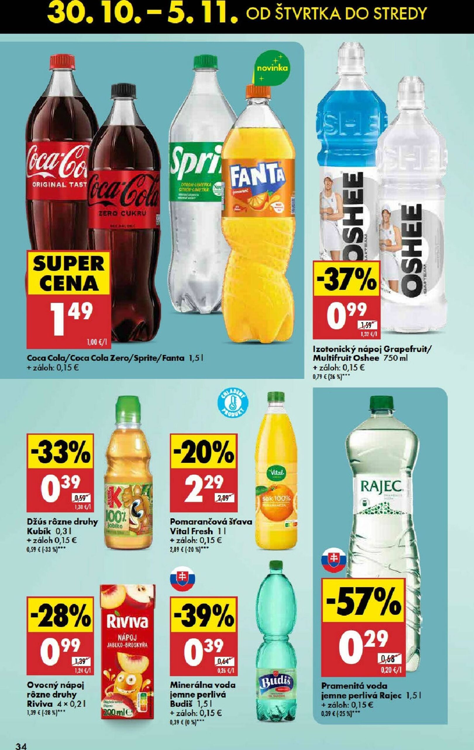 Page 34 of Aktuálny biedronka leták platný od štvrtka 30.10 do 05.11