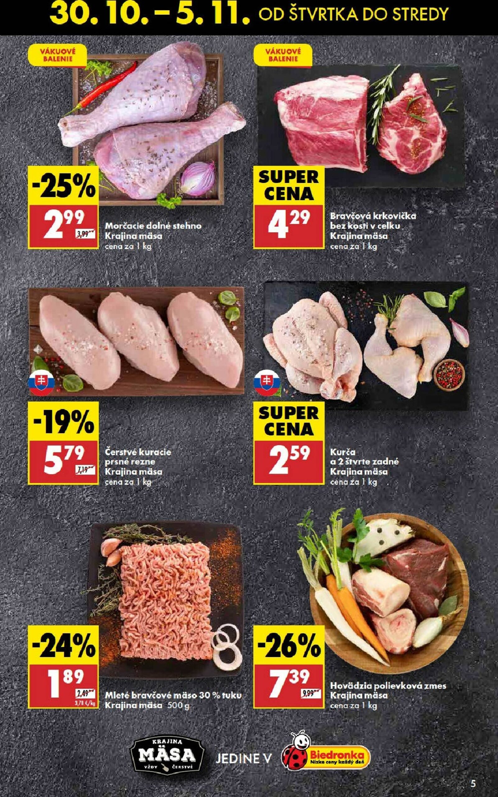 Page 5 of Aktuálny biedronka leták platný od štvrtka 30.10 do 05.11