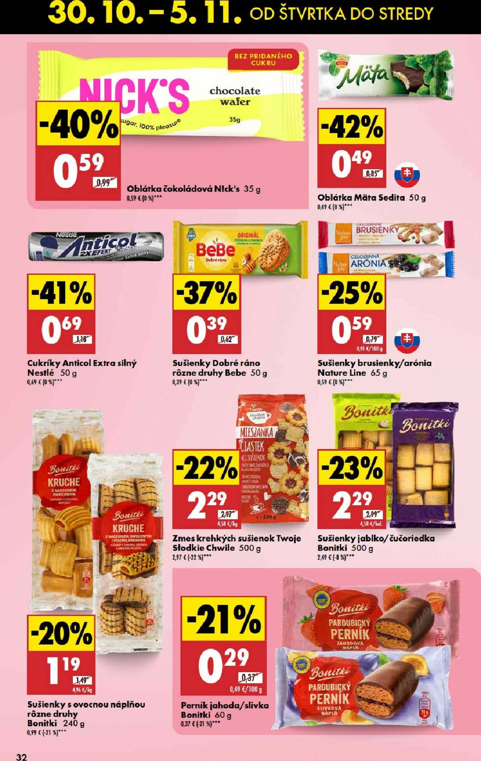 Page 32 of Aktuálny biedronka leták platný od štvrtka 30.10 do 05.11