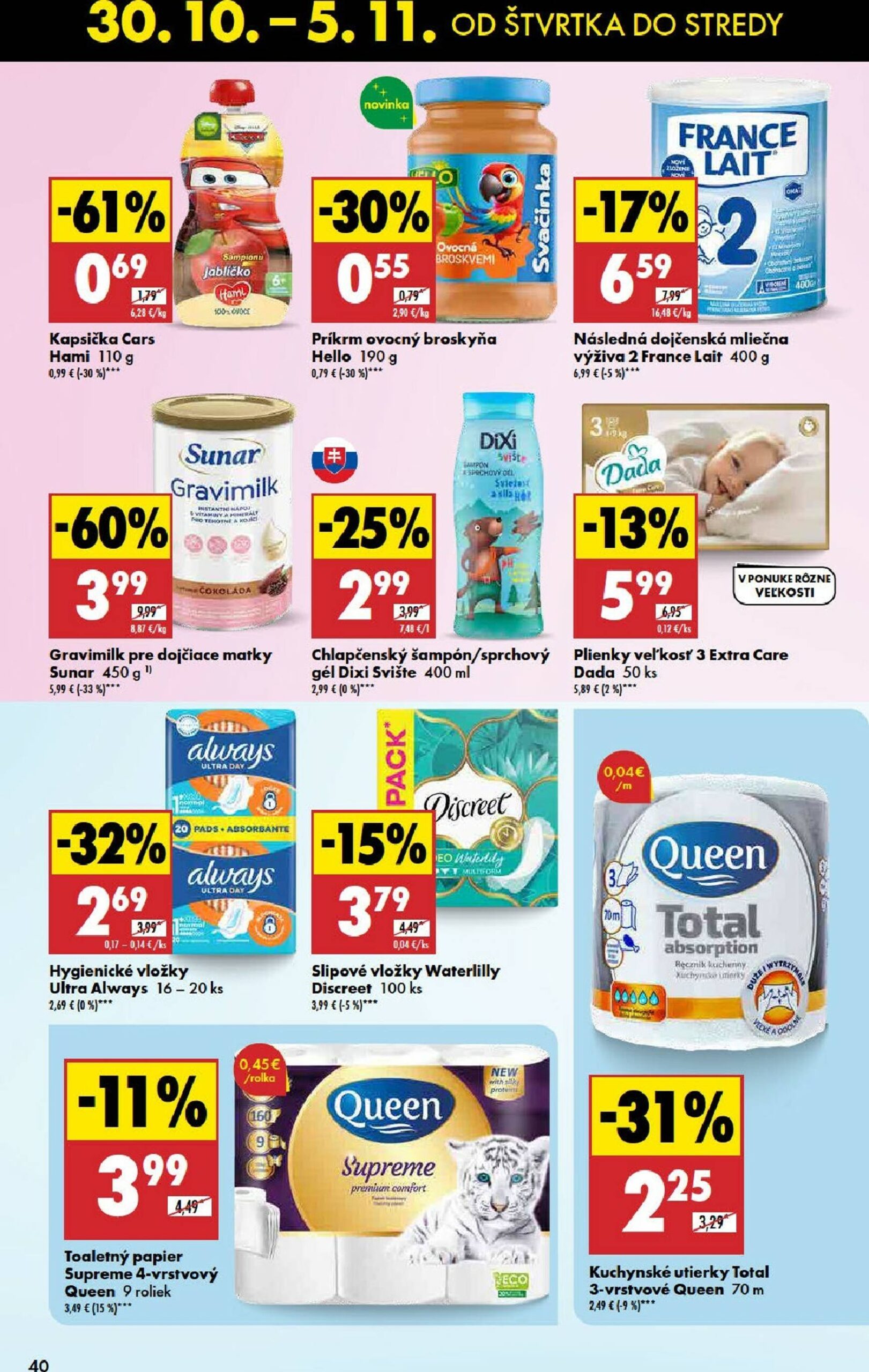 Page 40 of Aktuálny biedronka leták platný od štvrtka 30.10 do 05.11
