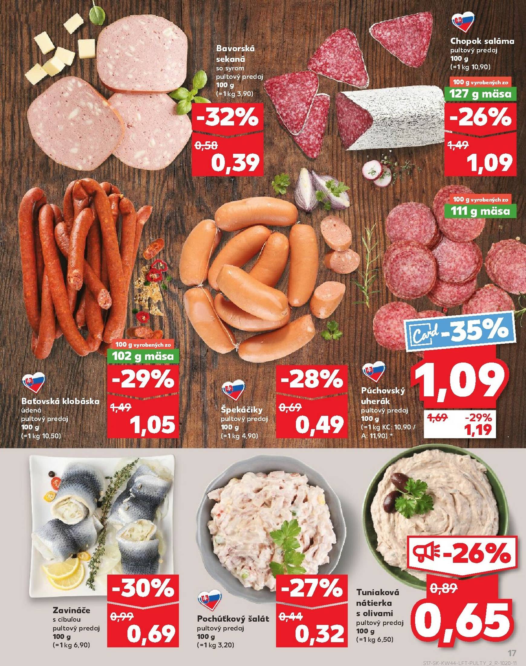 Page 17 of Aktuálny kaufland leták platný od štvrtka 30.10 do 05.11