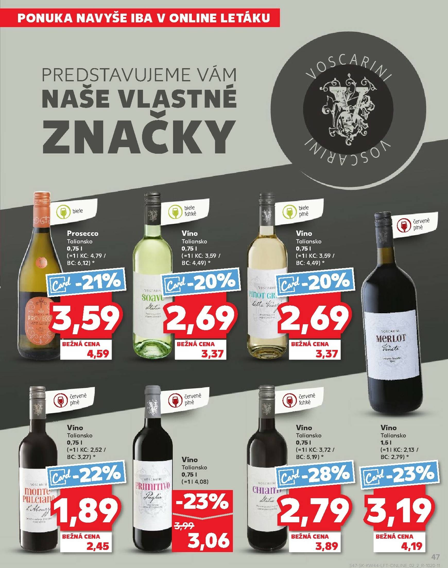 Page 47 of Aktuálny kaufland leták platný od štvrtka 30.10 do 05.11