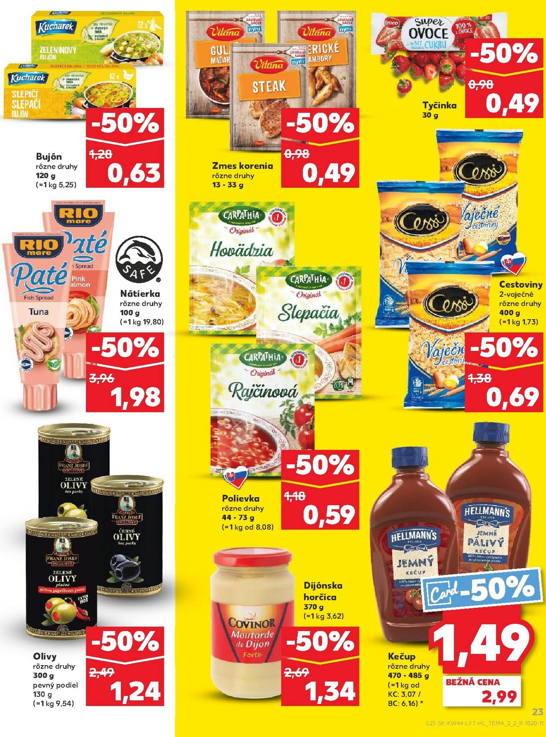 Page 23 of Aktuálny kaufland leták platný od štvrtka 30.10 do 05.11