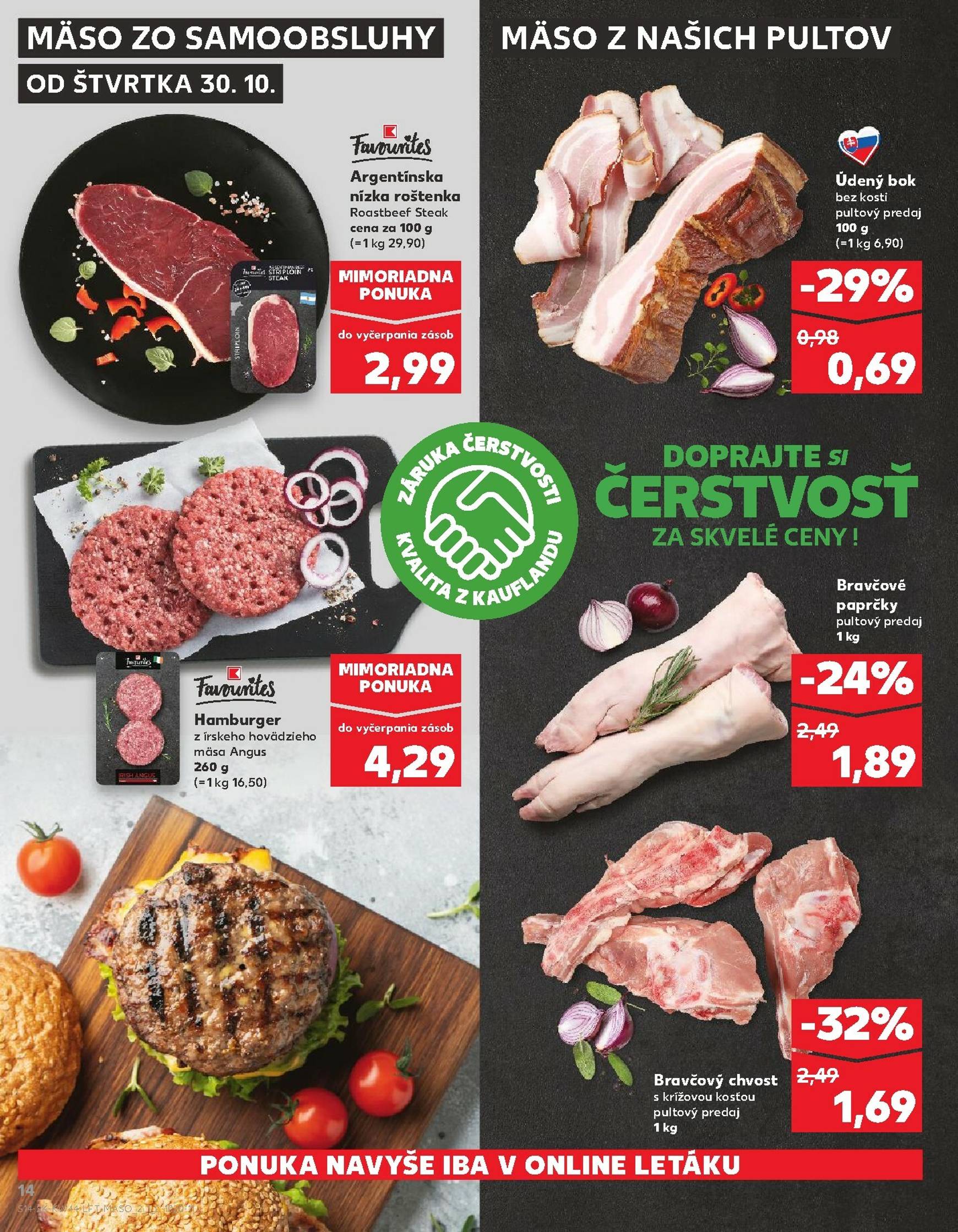 Page 14 of Aktuálny kaufland leták platný od štvrtka 30.10 do 05.11
