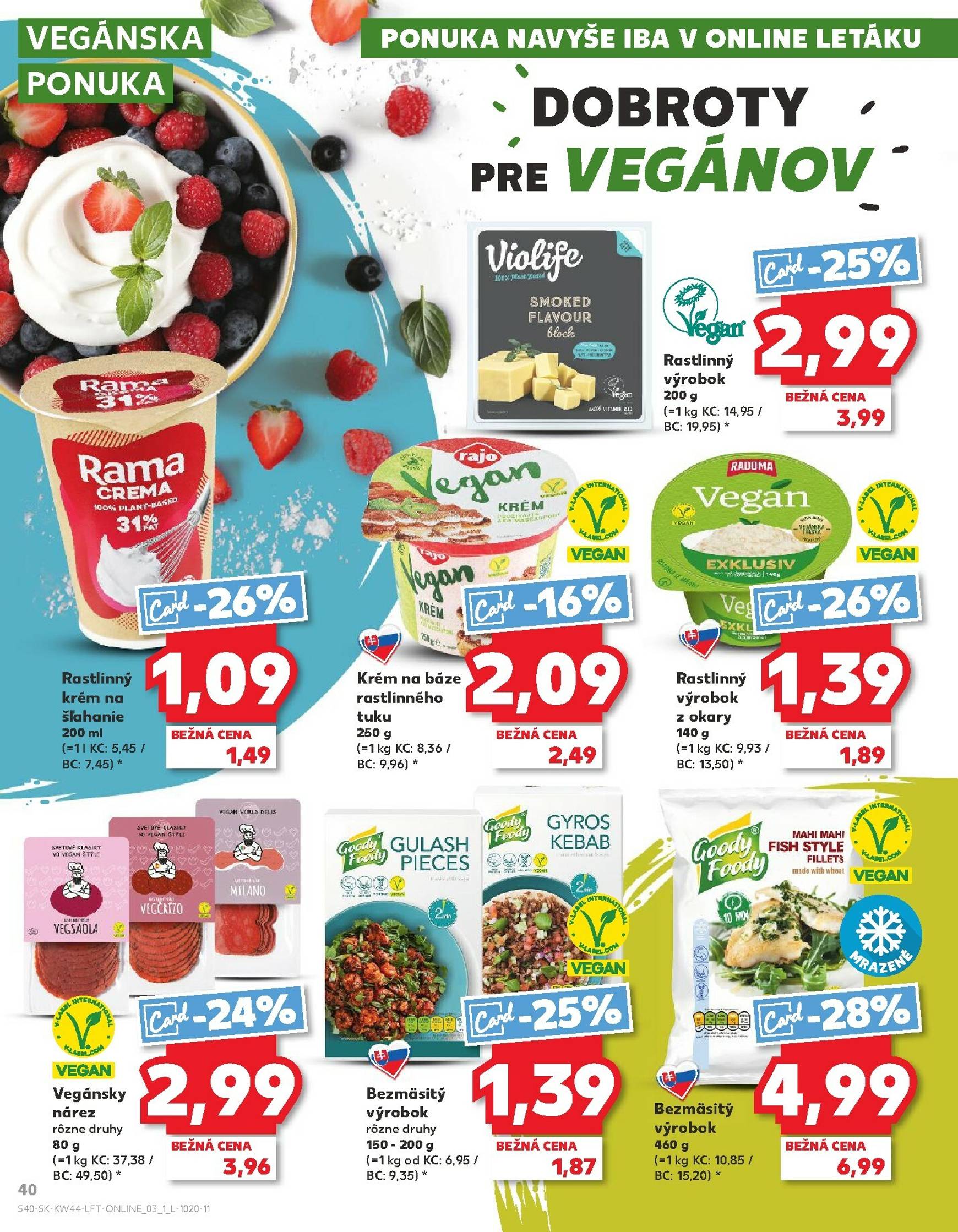 Page 40 of Aktuálny kaufland leták platný od štvrtka 30.10 do 05.11