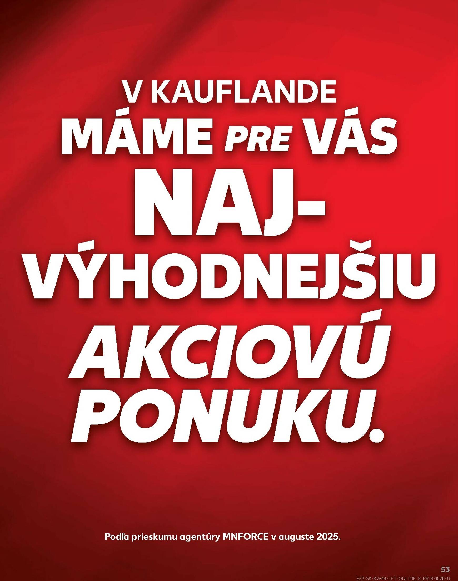 Page 53 of Aktuálny kaufland leták platný od štvrtka 30.10 do 05.11