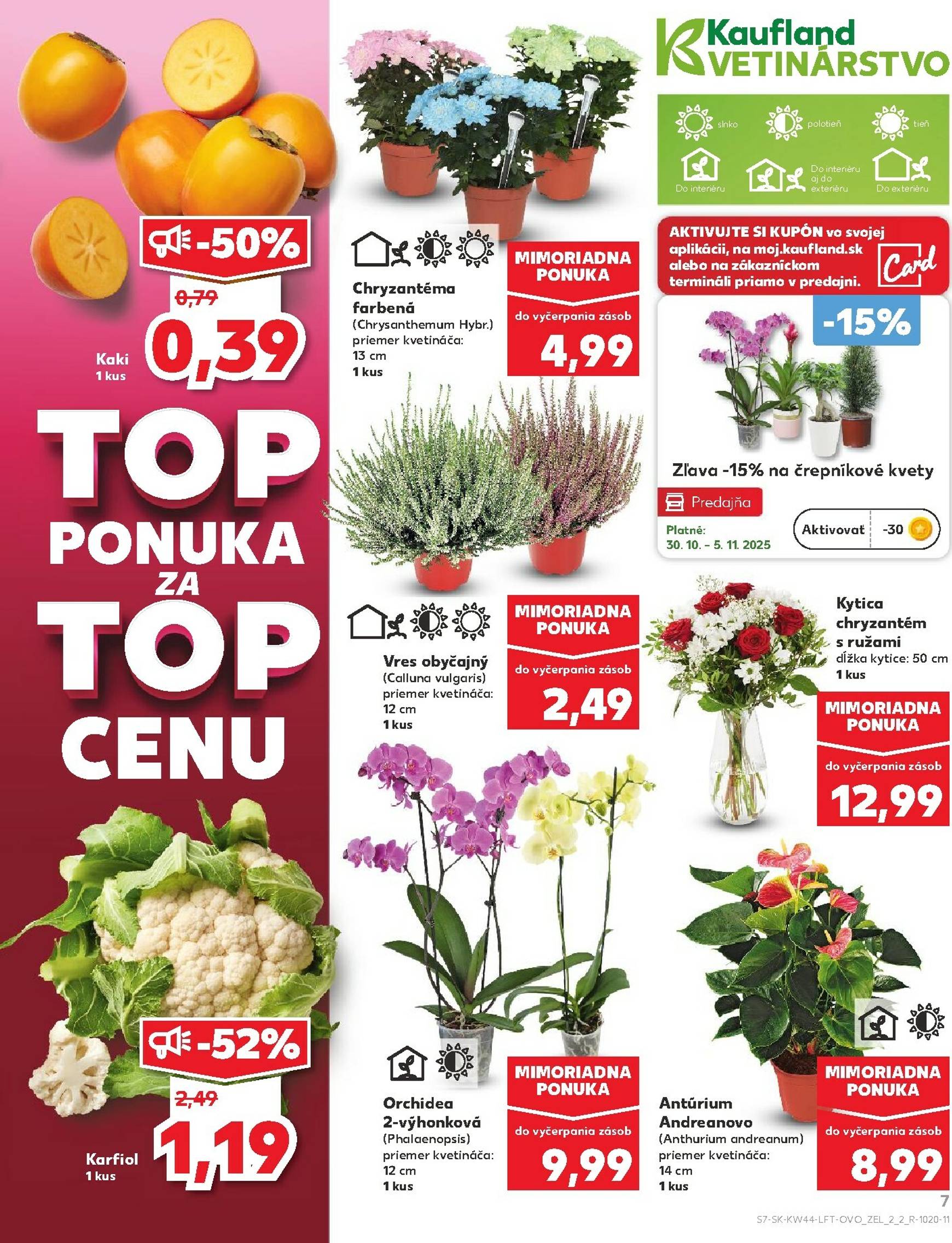 Page 7 of Aktuálny kaufland leták platný od štvrtka 30.10 do 05.11