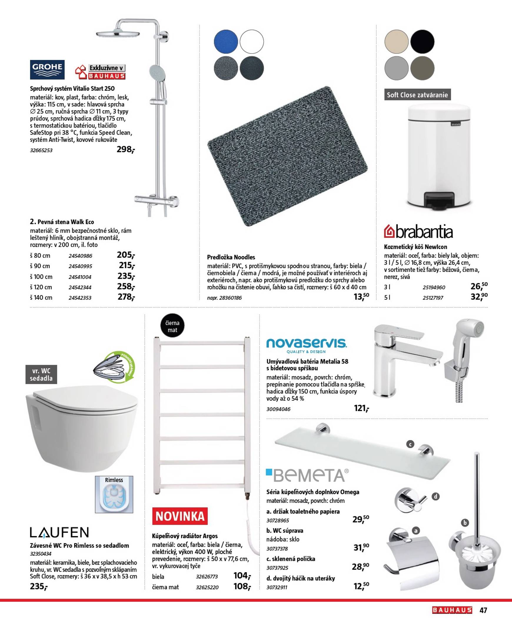 Page 47 of Aktuálny bauhaus leták platný od piatka 30.10 do 30.03