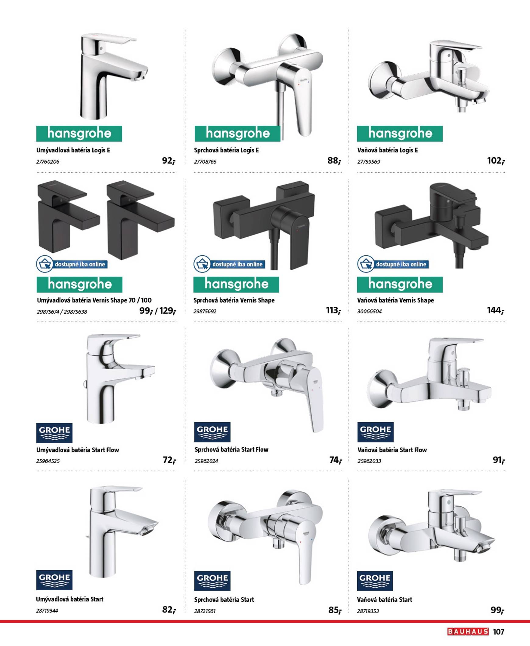 Page 107 of Aktuálny bauhaus leták platný od piatka 30.10 do 30.03