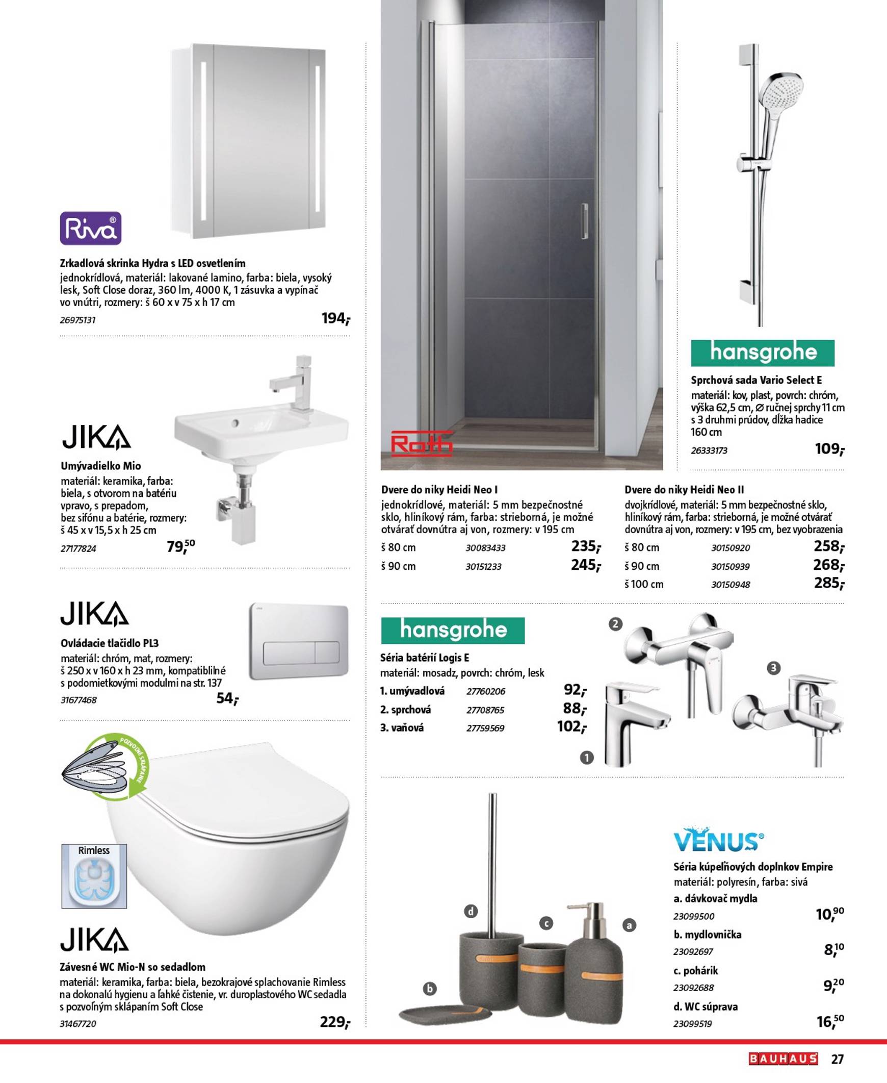Page 27 of Aktuálny bauhaus leták platný od piatka 30.10 do 30.03