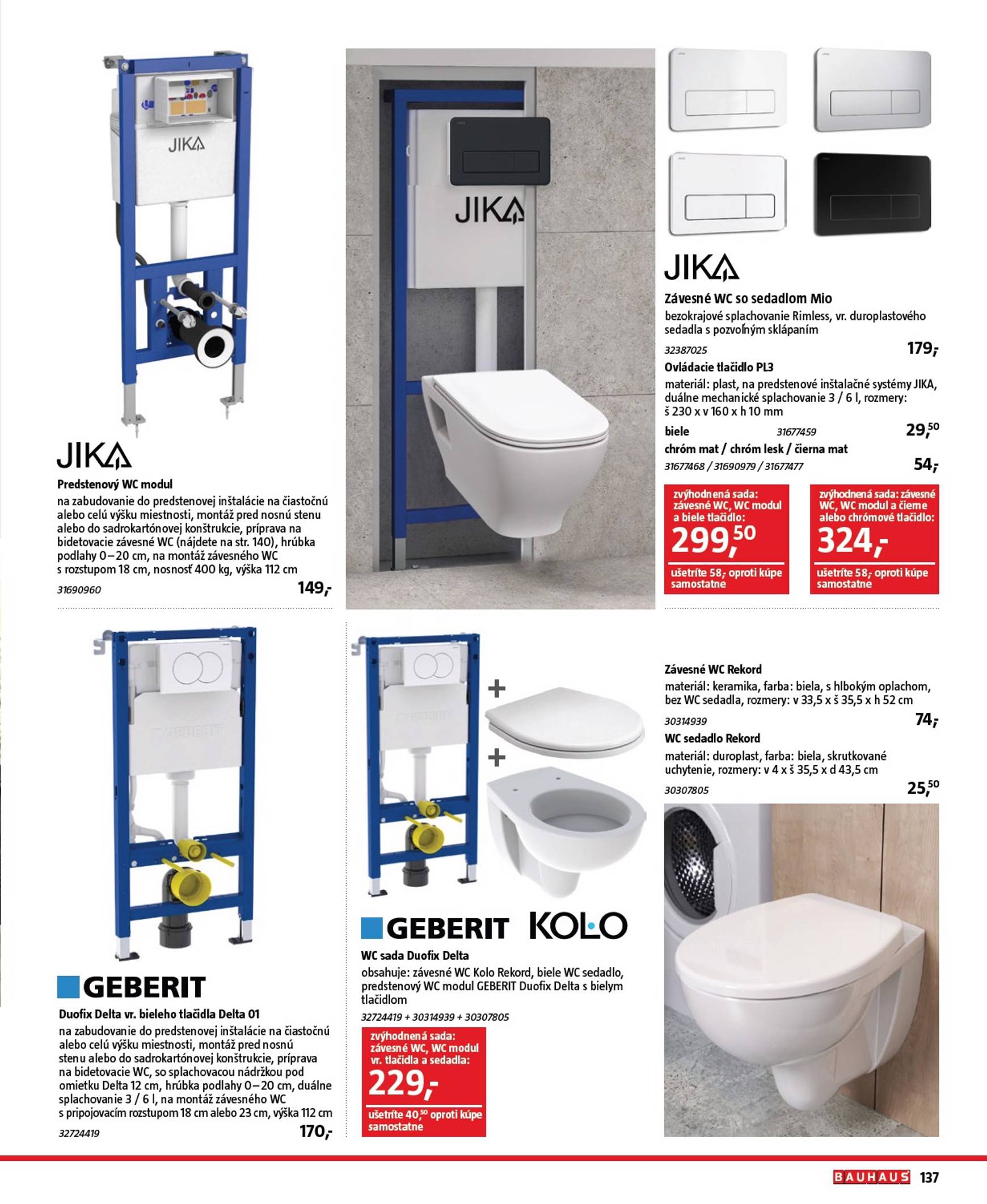 Page 137 of Aktuálny bauhaus leták platný od piatka 30.10 do 30.03