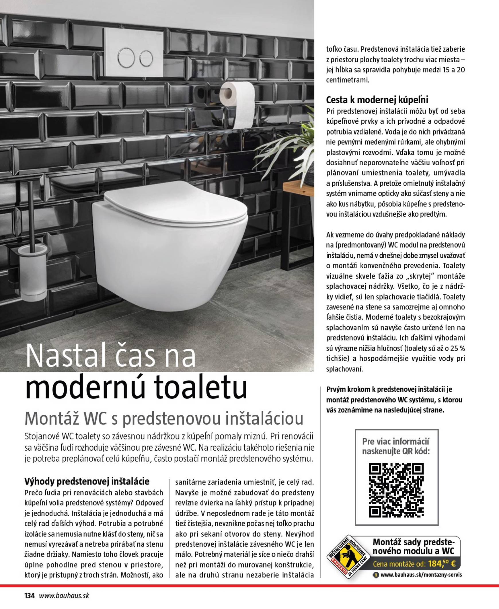Page 134 of Aktuálny bauhaus leták platný od piatka 30.10 do 30.03