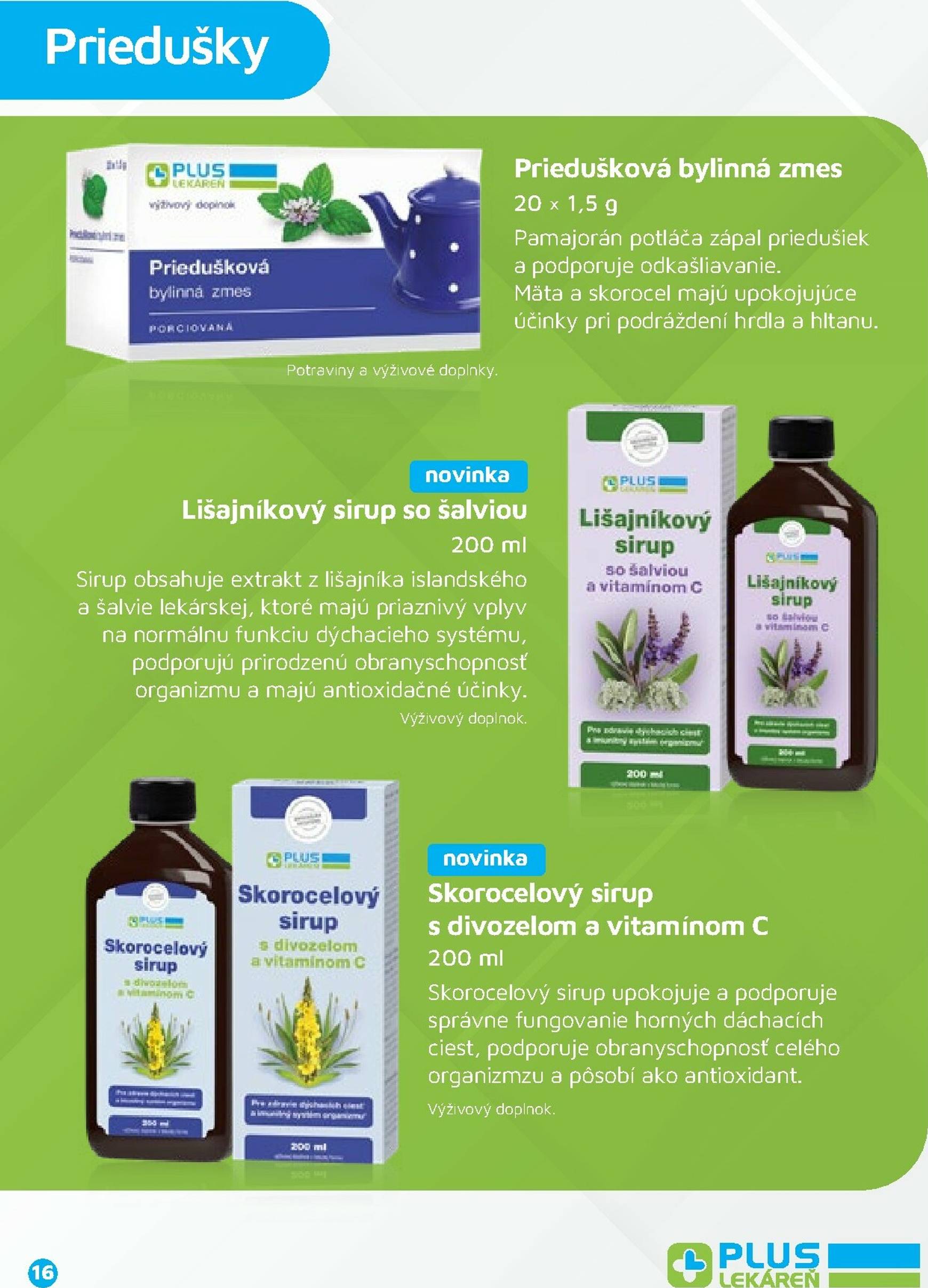 Page 16 of Aktuálny plus-lekaren leták platný od utorka 25.02 do 31.12