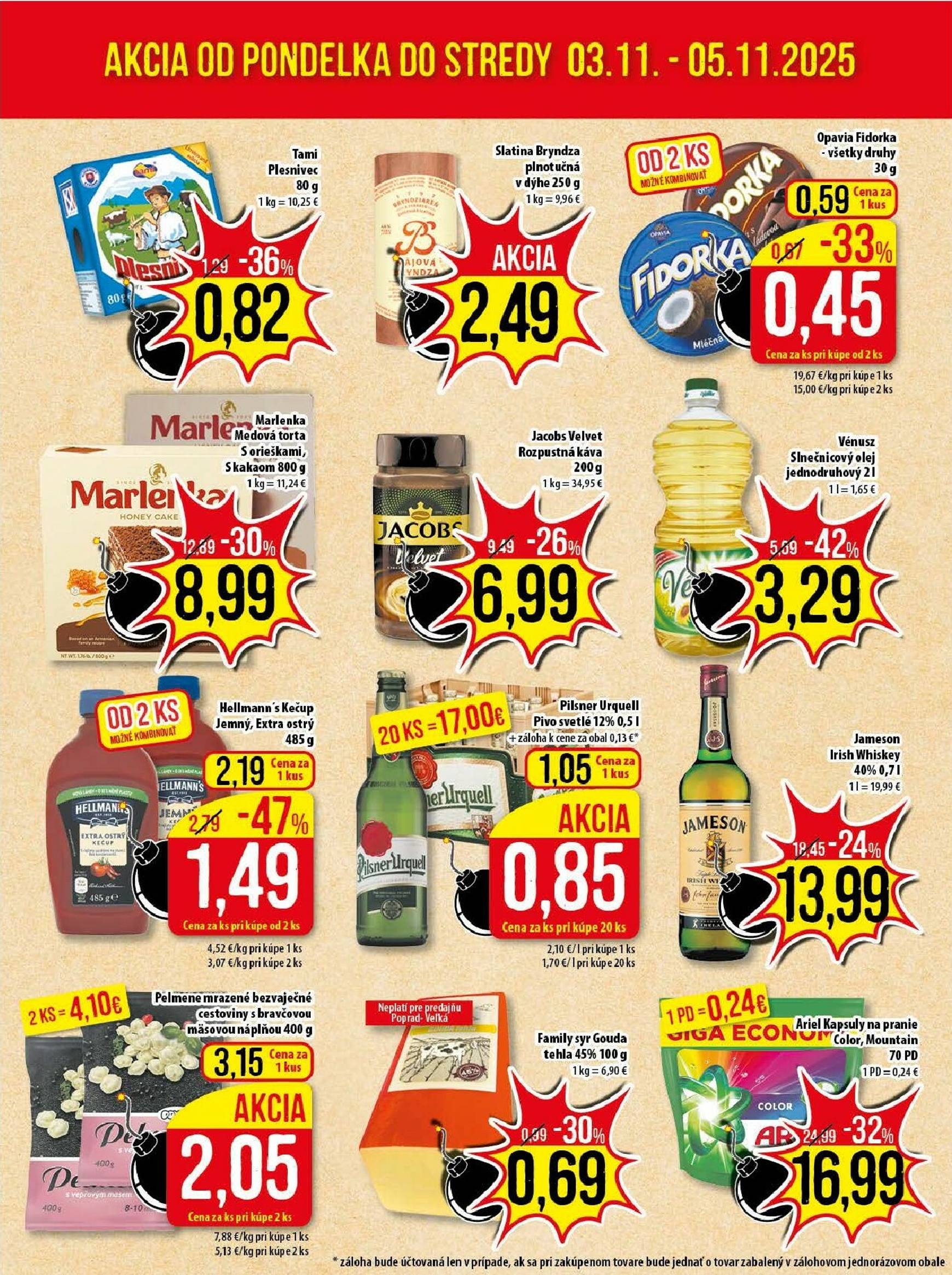 Page 3 of Aktuálny klas leták platný od pondelka 03.11 do 09.11