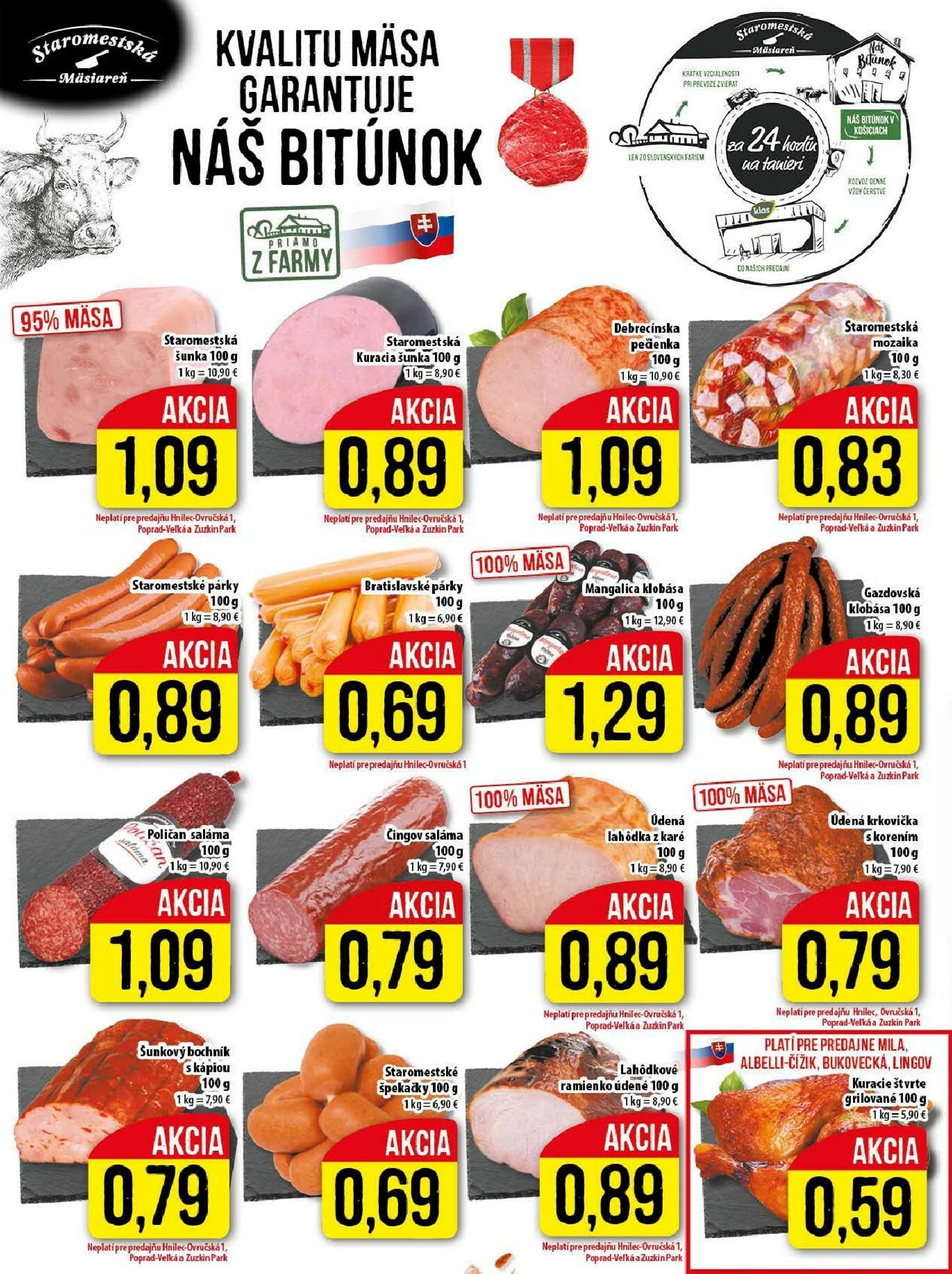 Page 4 of Aktuálny klas leták platný od pondelka 03.11 do 09.11