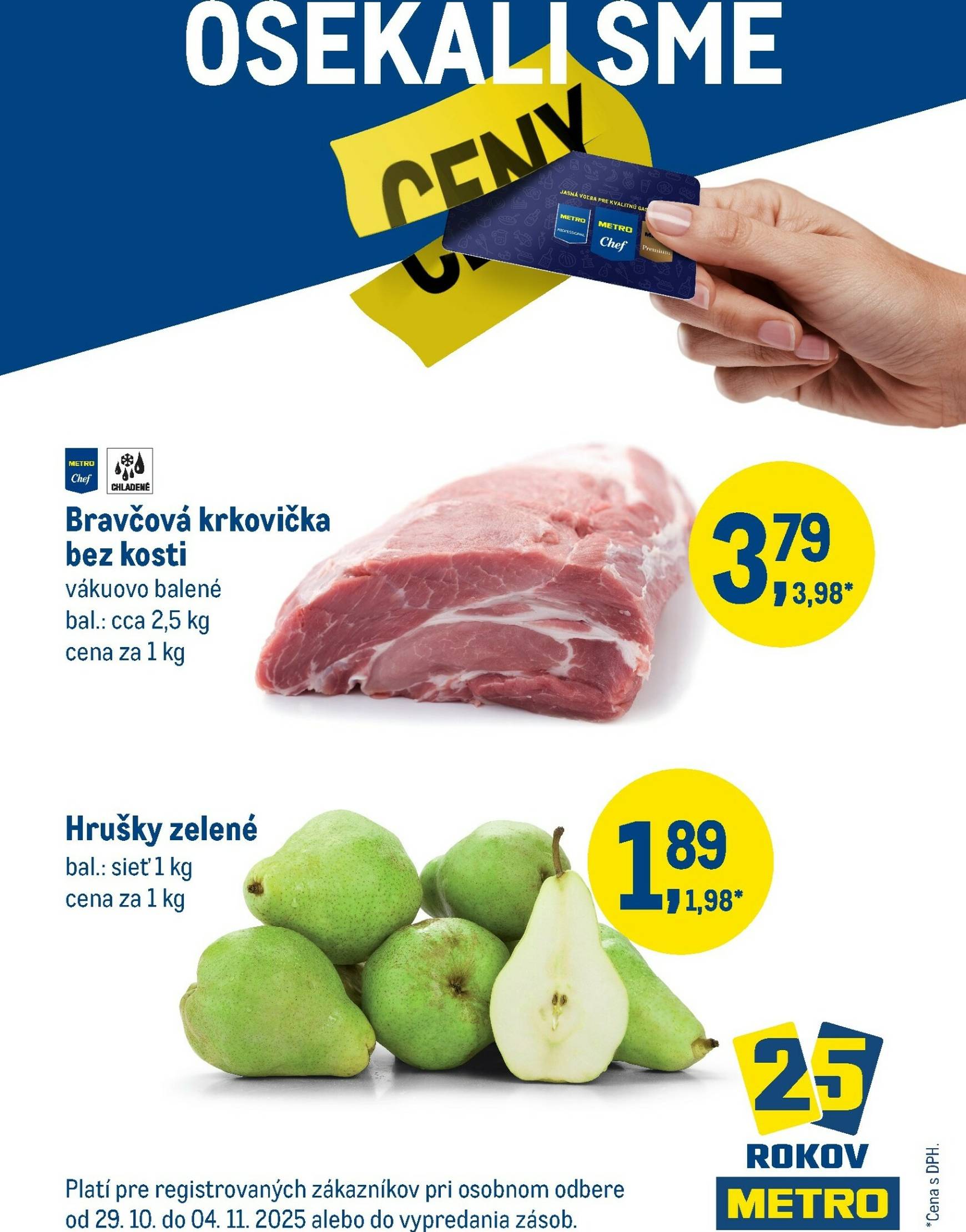 Page 1 of Aktuálny metro leták platný od stredy 29.10 do 04.11