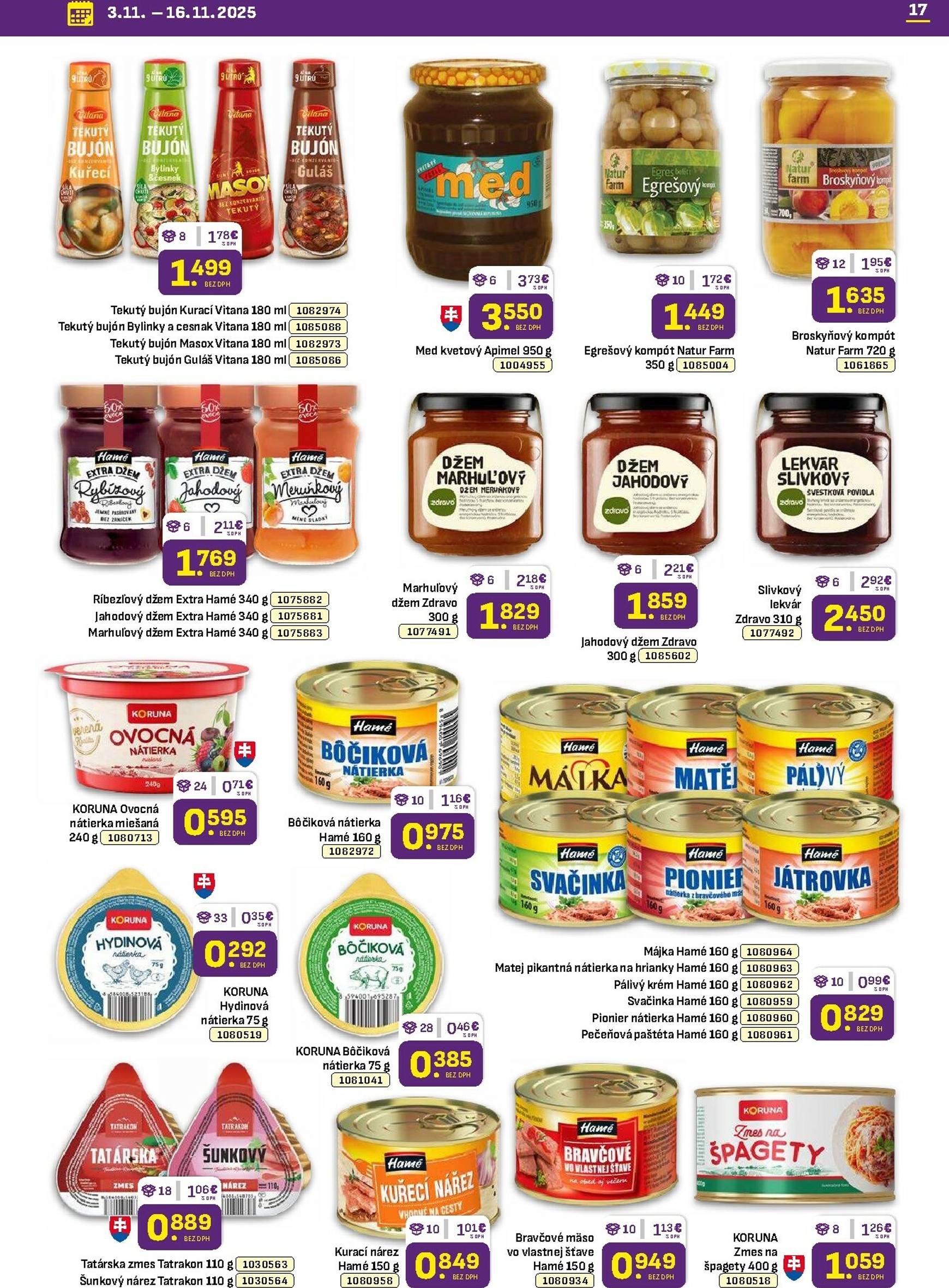 Page 17 of Aktuálny libex leták platný od pondelka 03.11 do 16.11