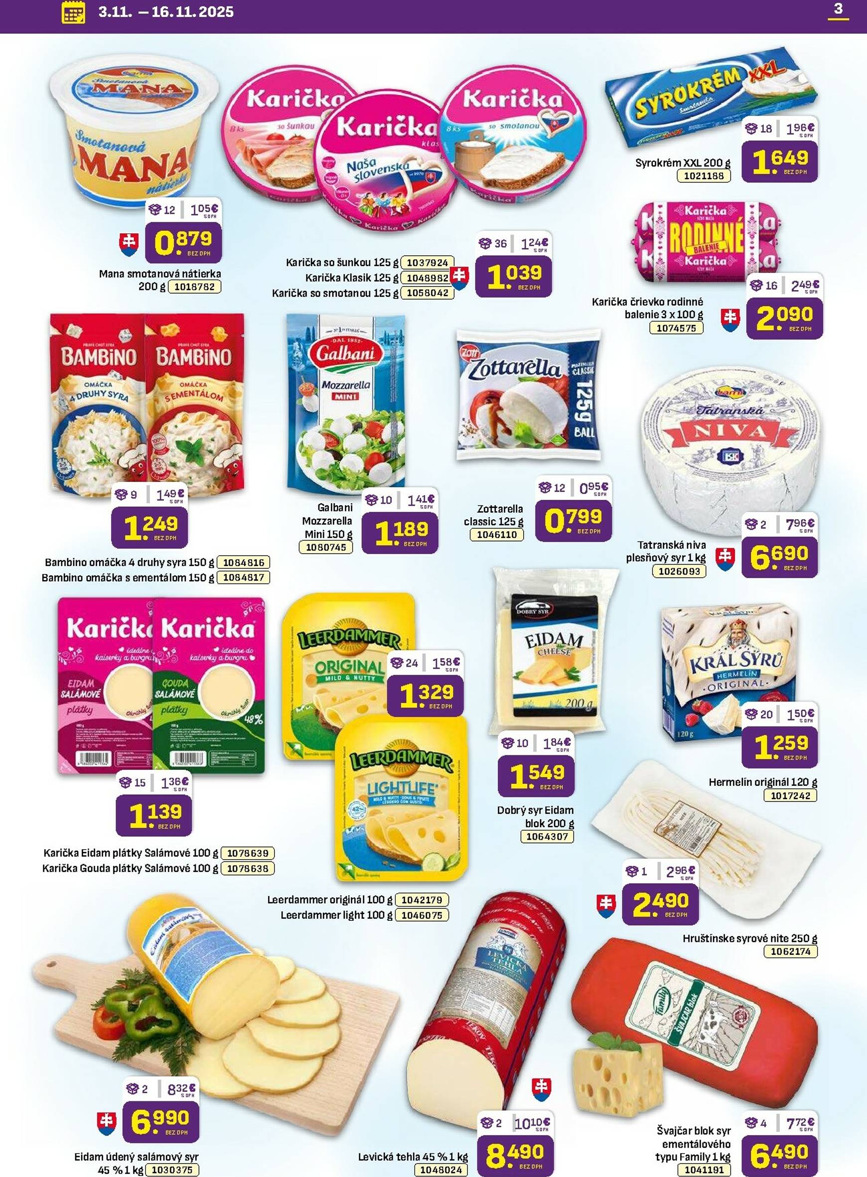 Page 3 of Aktuálny libex leták platný od pondelka 03.11 do 16.11